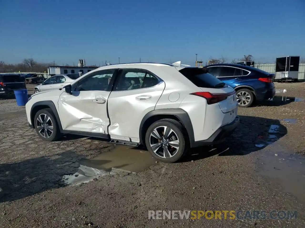 2 Фотография поврежденного автомобиля JTHX3JBH6N2048210 LEXUS UX 200 BAS 2022