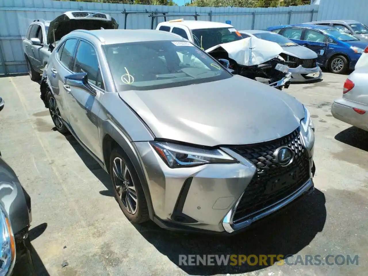 1 Фотография поврежденного автомобиля JTHX3JBH7N2048278 LEXUS UX 200 BAS 2022