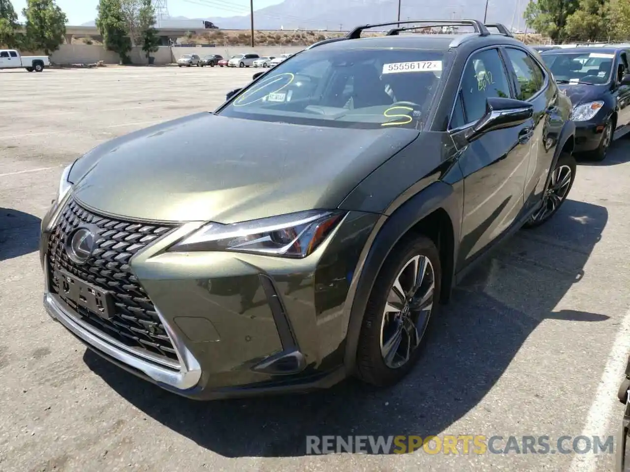 2 Photograph of a damaged car JTHX3JBH7N2050354 LEXUS UX 200 BAS 2022