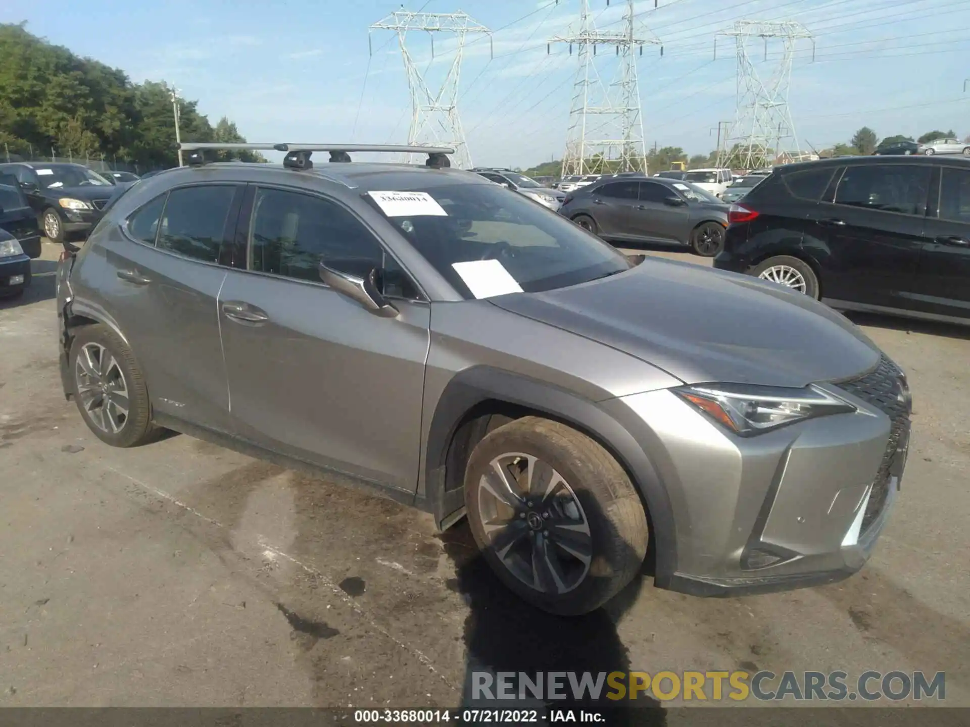 1 Фотография поврежденного автомобиля JTHU9JBH0K2000828 LEXUS UX 2019