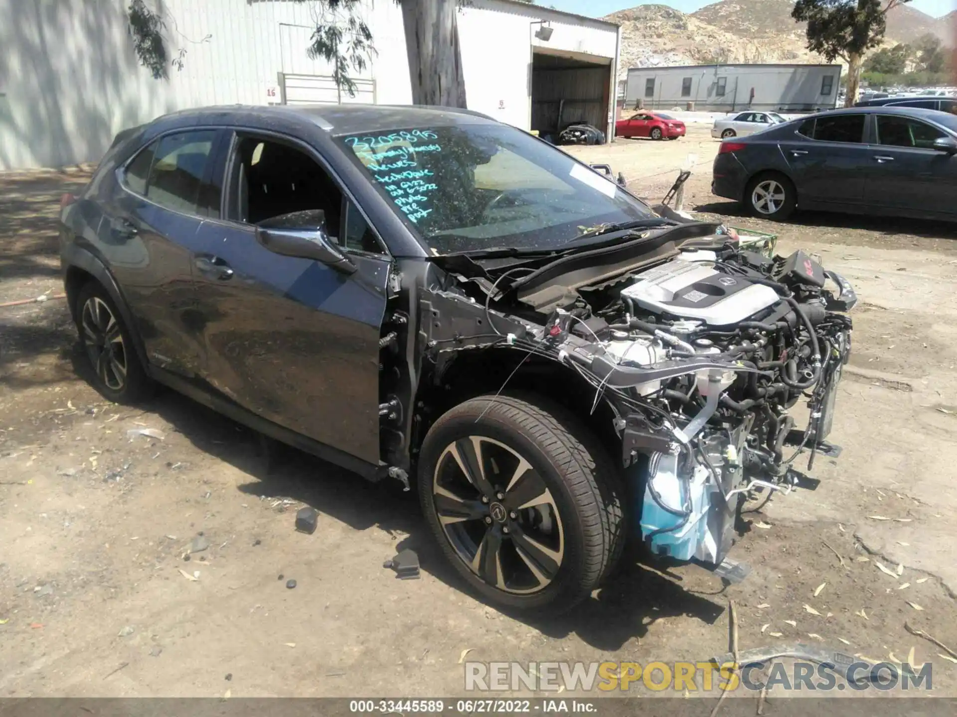 1 Photograph of a damaged car JTHU9JBH0K2009321 LEXUS UX 2019