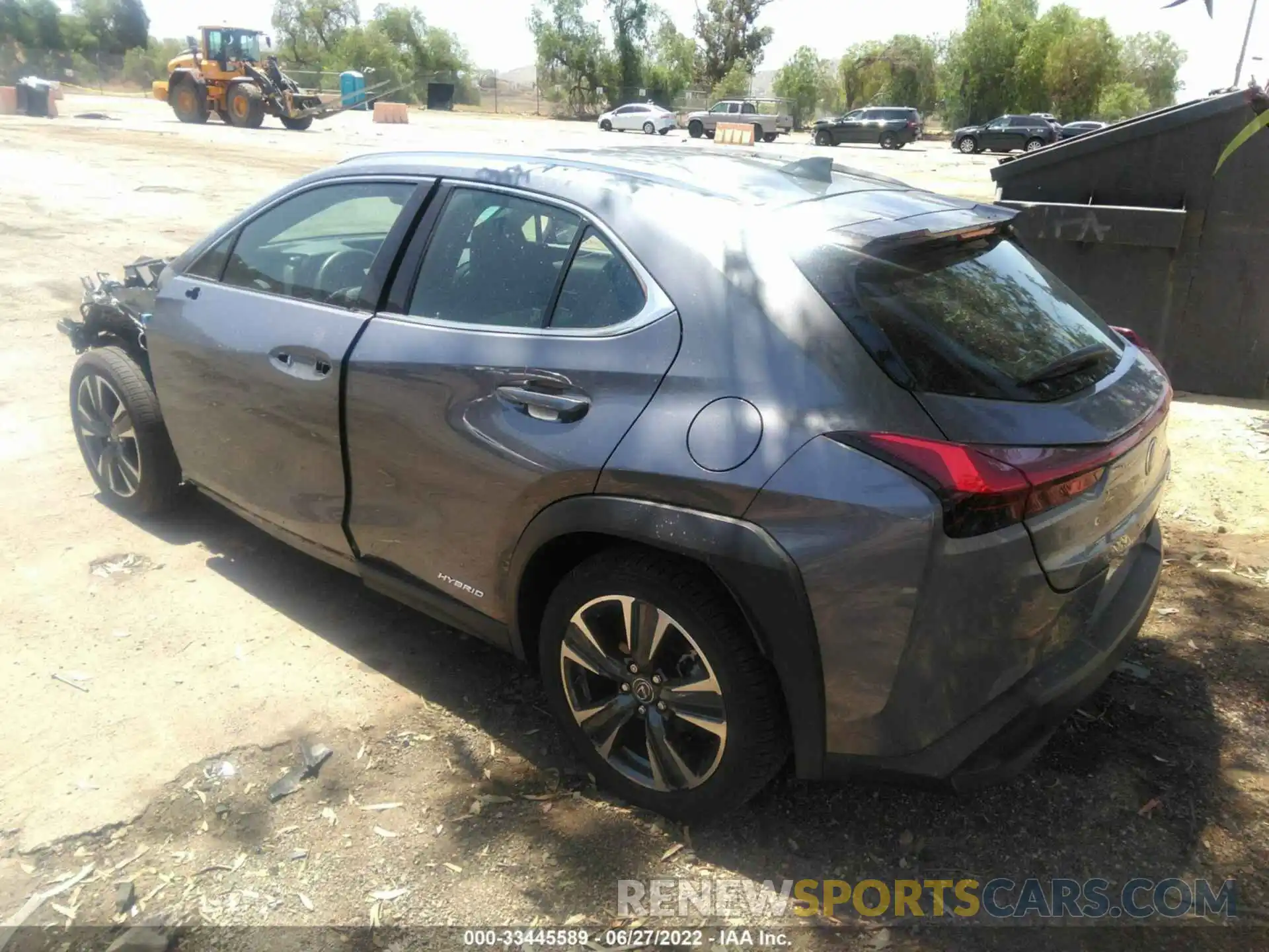 3 Фотография поврежденного автомобиля JTHU9JBH0K2009321 LEXUS UX 2019