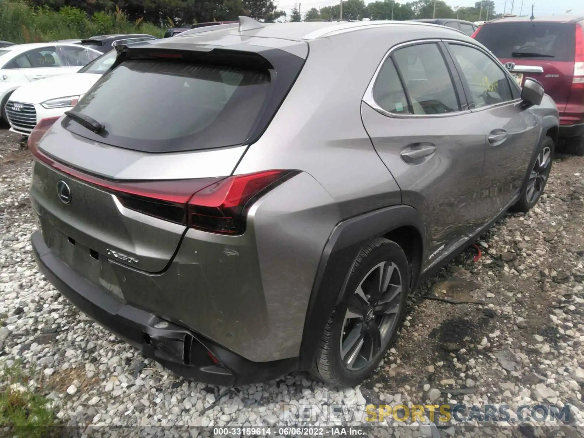 4 Фотография поврежденного автомобиля JTHU9JBH0K2014146 LEXUS UX 2019