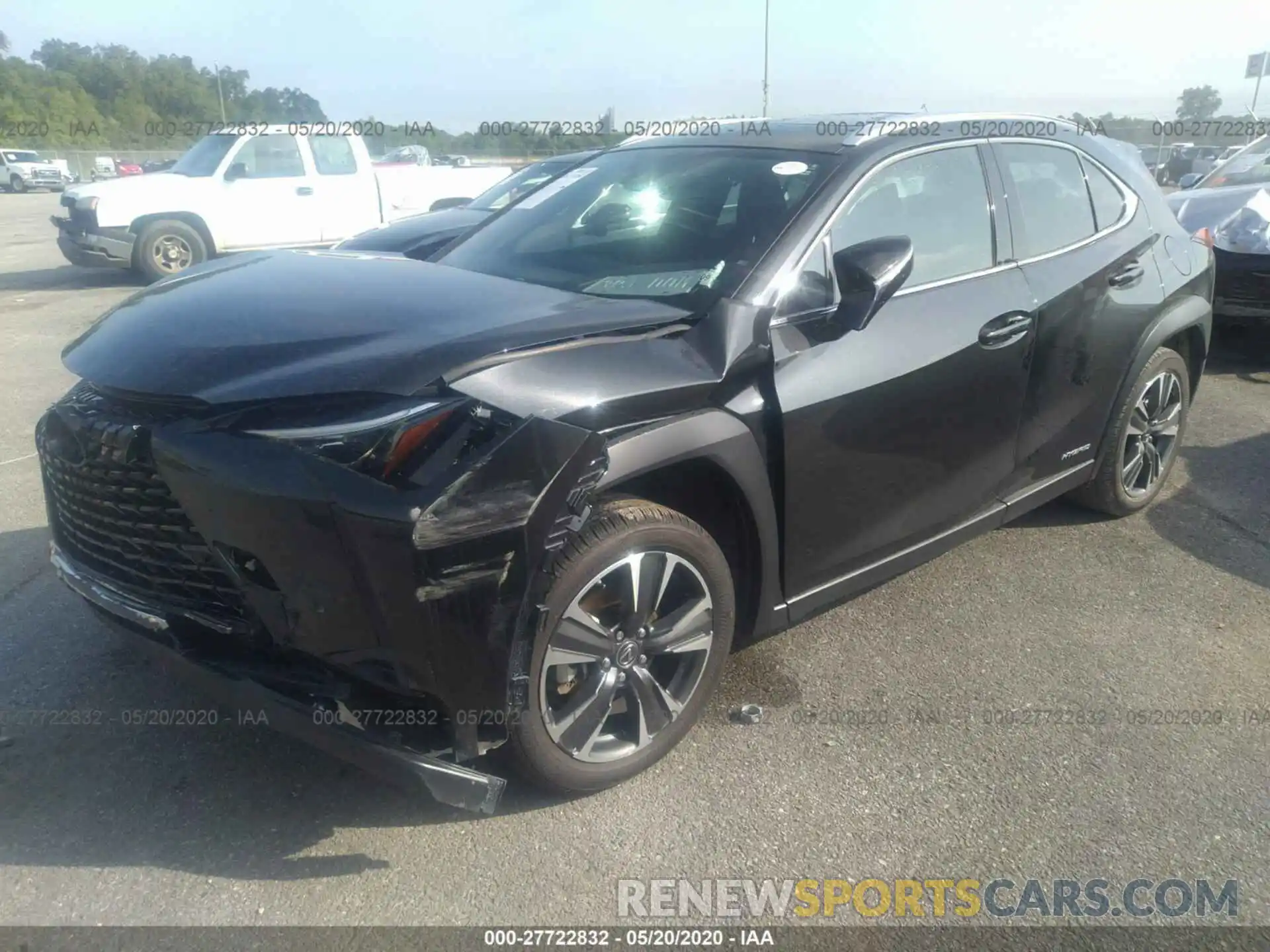 2 Photograph of a damaged car JTHU9JBH0K2015605 LEXUS UX 2019