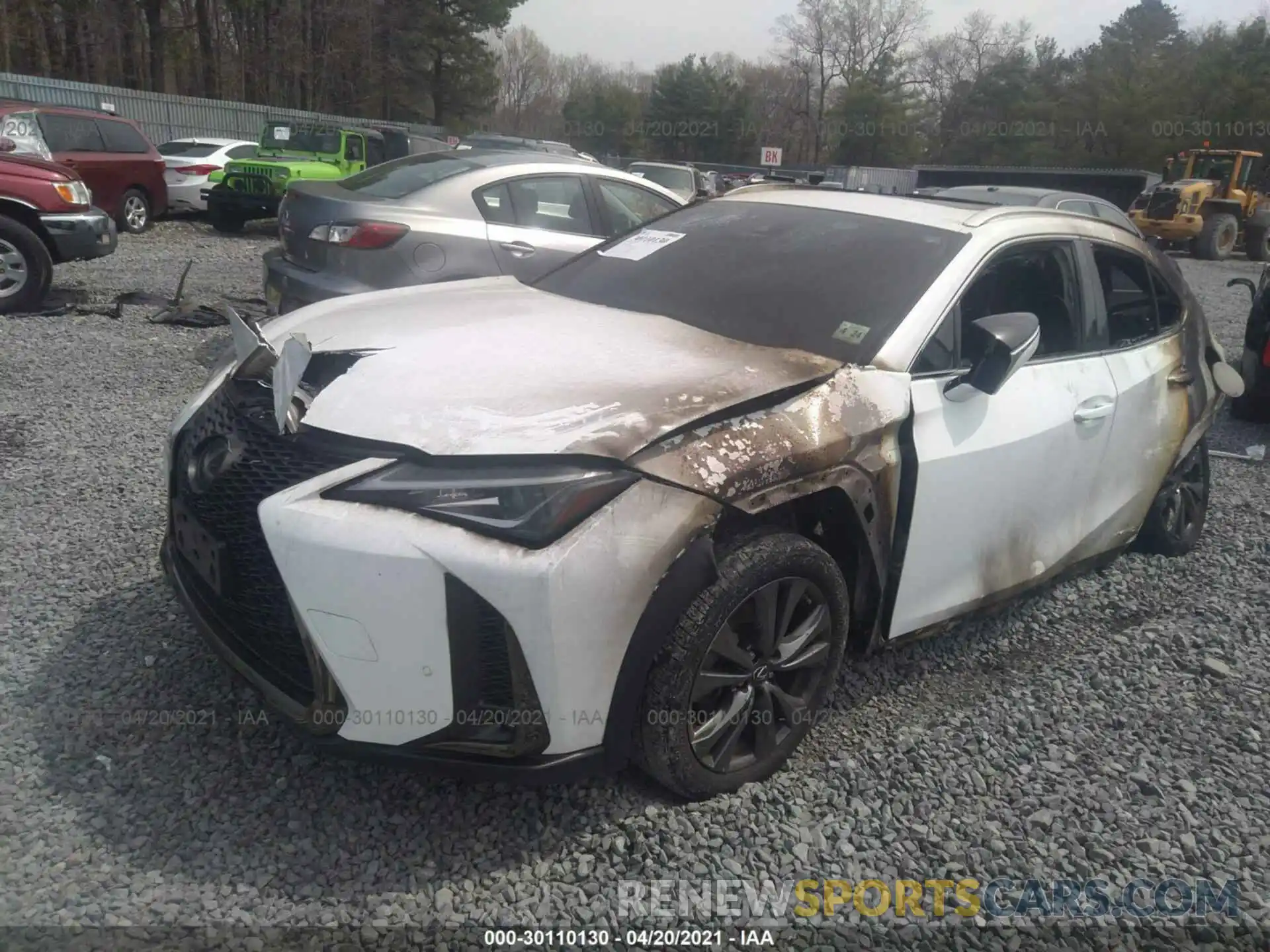 2 Фотография поврежденного автомобиля JTHU9JBH1K2005861 LEXUS UX 2019