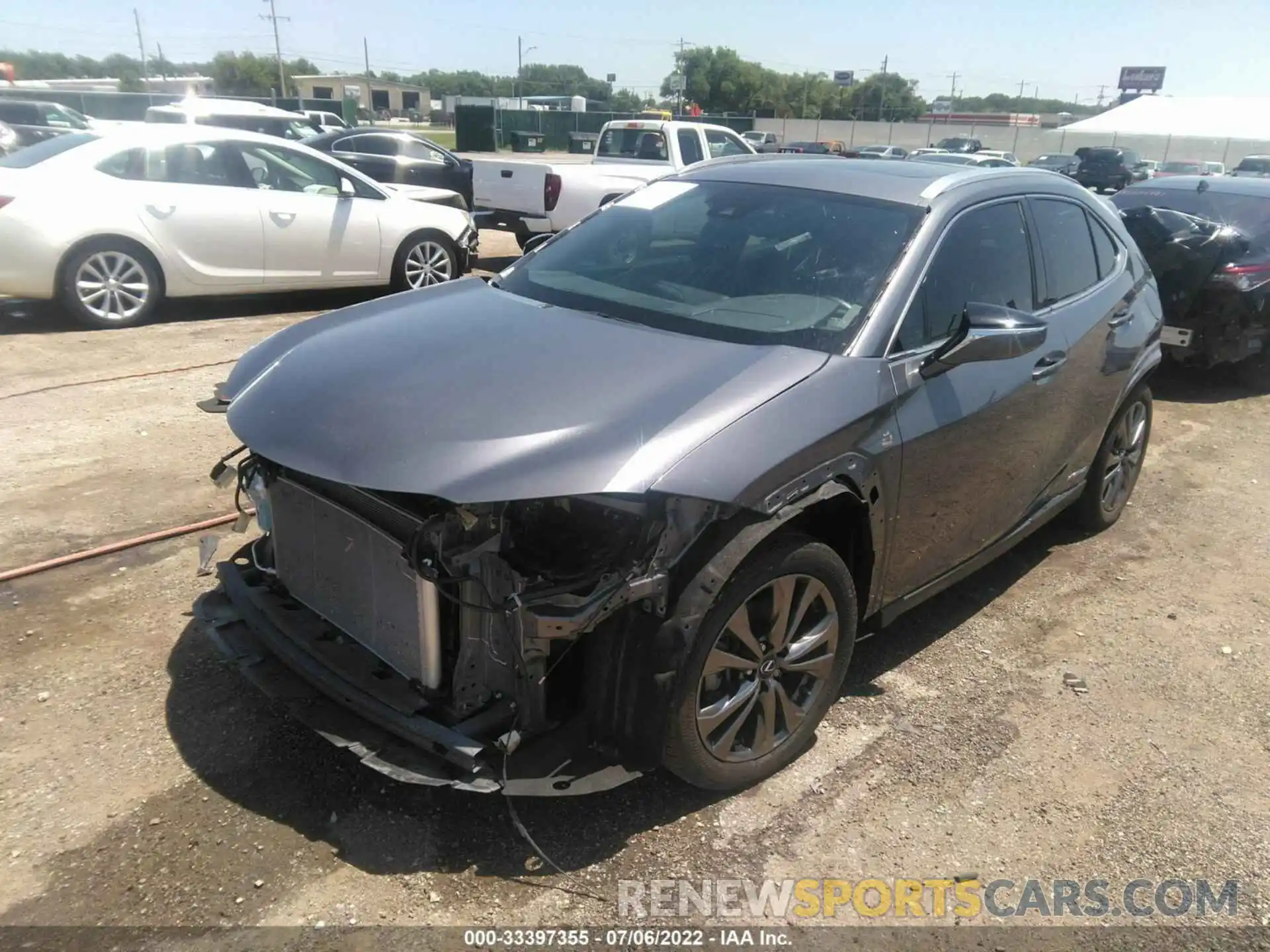 2 Photograph of a damaged car JTHU9JBH1K2009246 LEXUS UX 2019