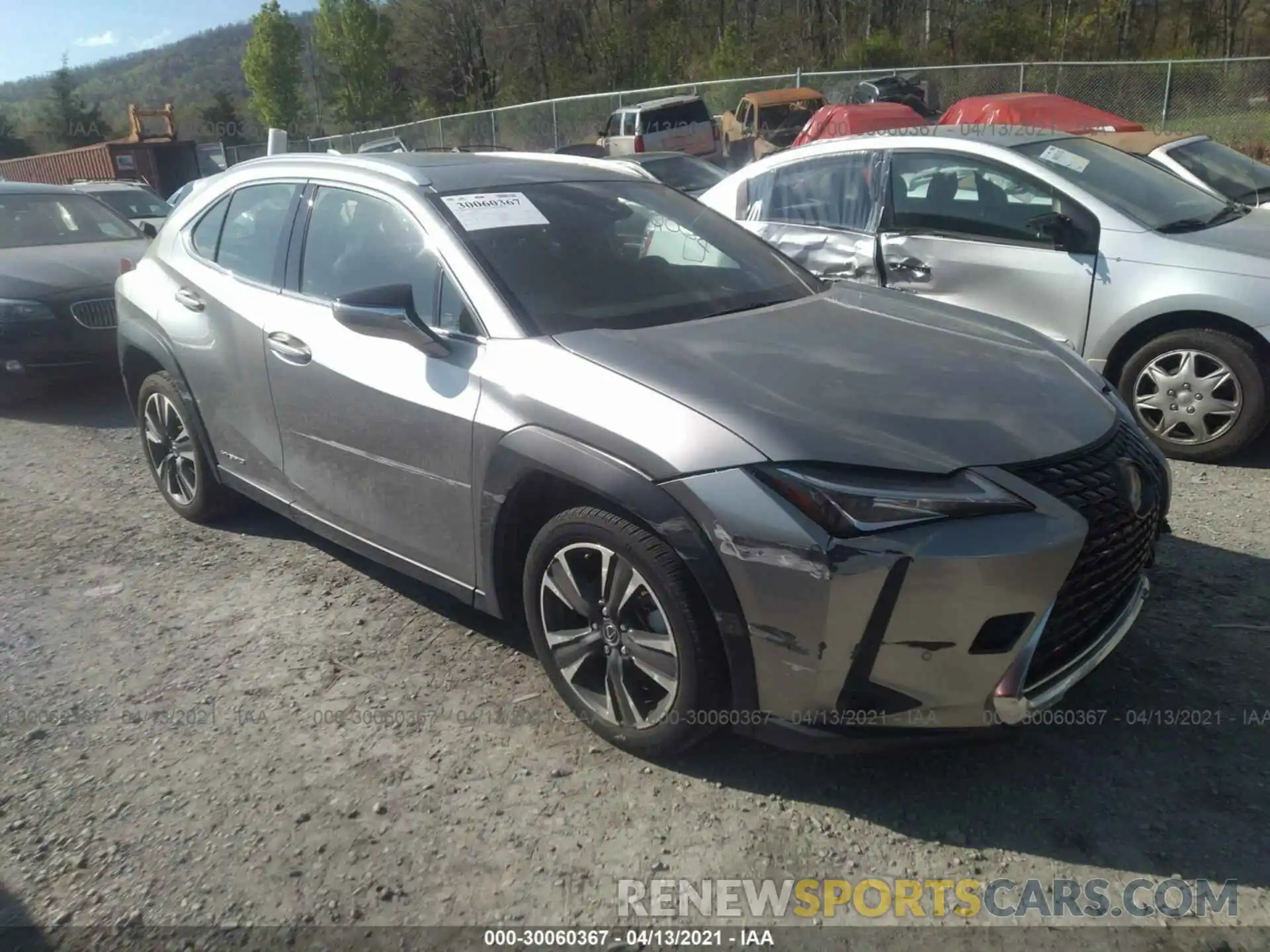 1 Photograph of a damaged car JTHU9JBH1K2015497 LEXUS UX 2019