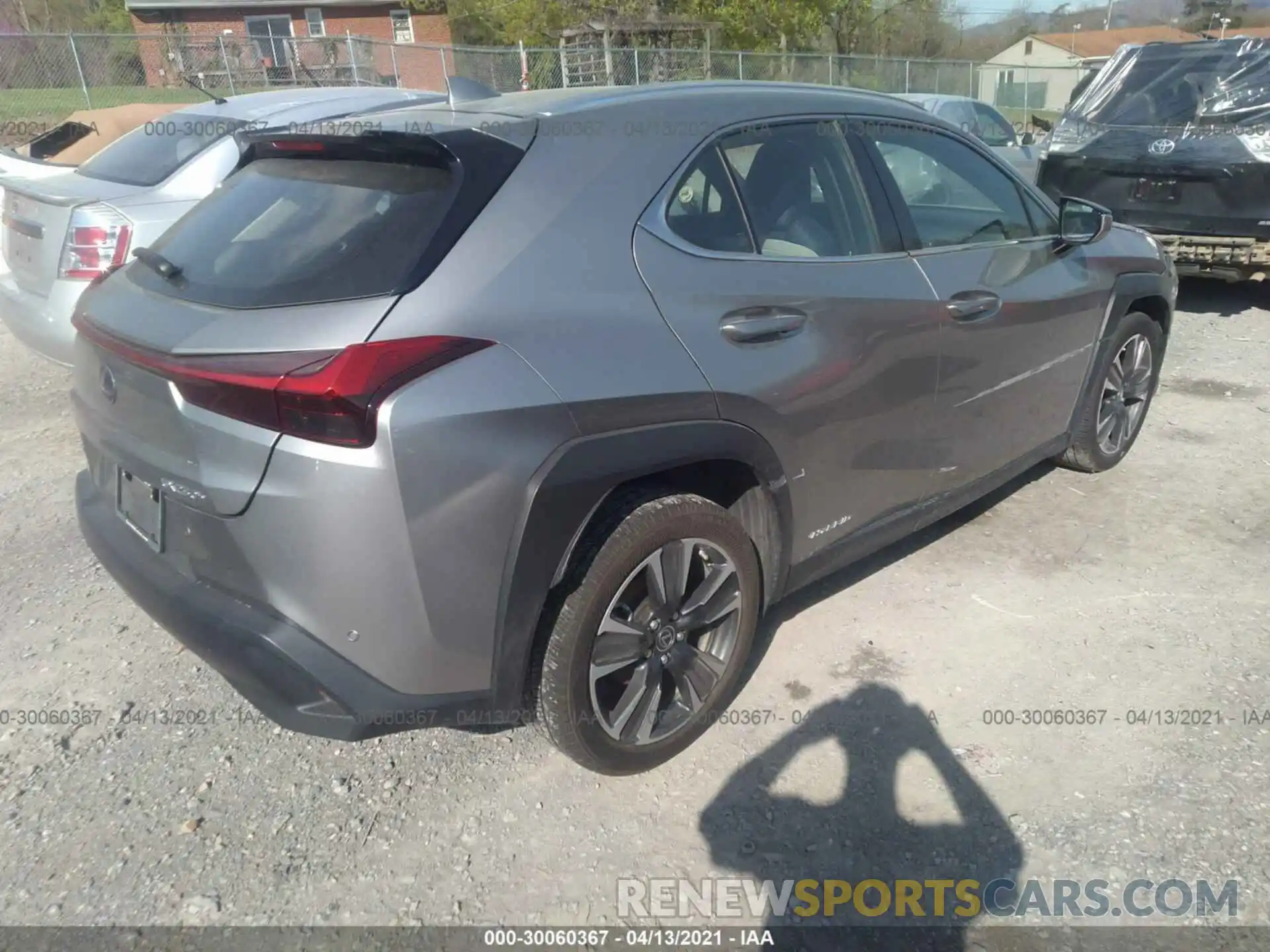 4 Фотография поврежденного автомобиля JTHU9JBH1K2015497 LEXUS UX 2019