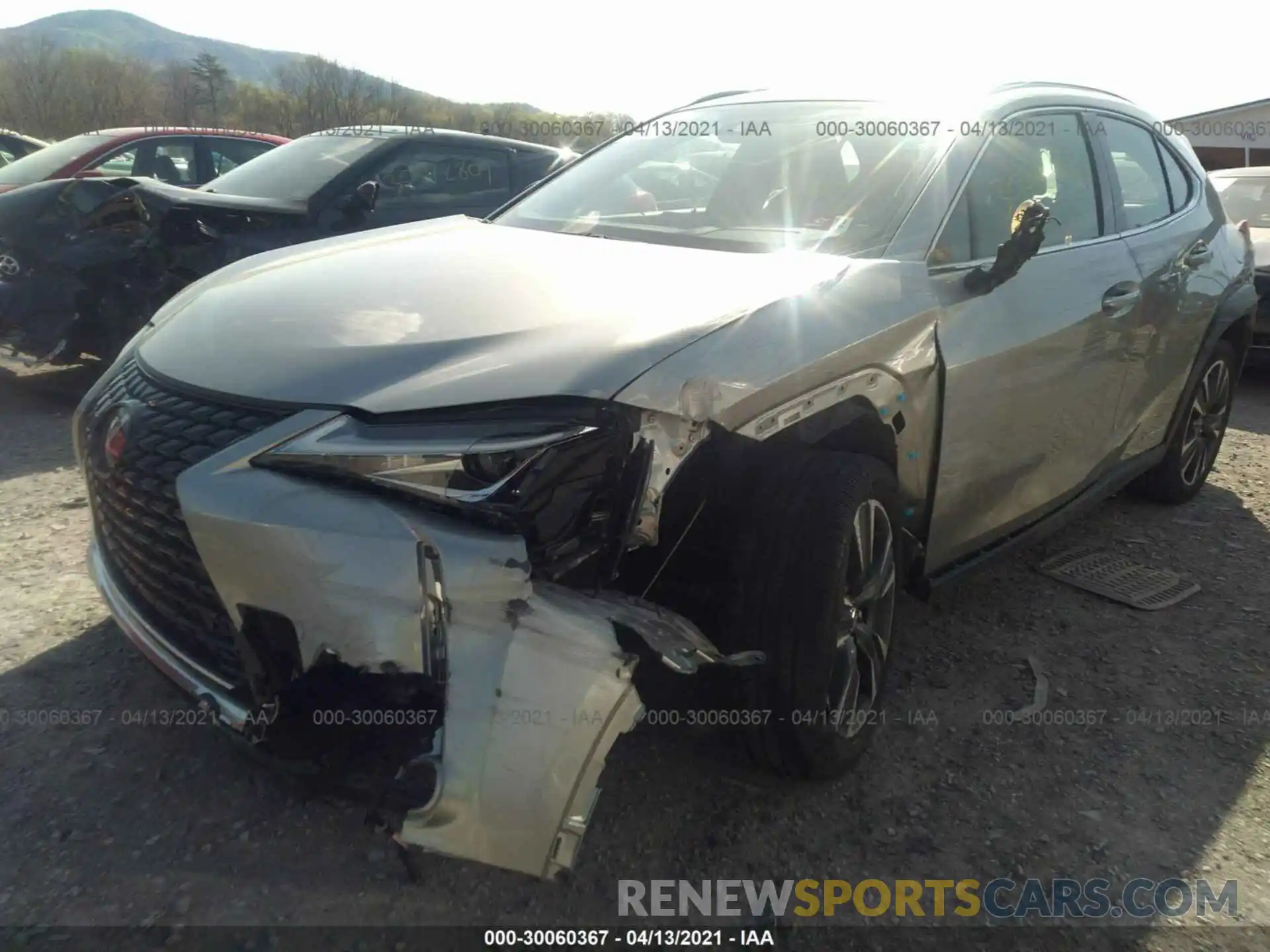 6 Photograph of a damaged car JTHU9JBH1K2015497 LEXUS UX 2019