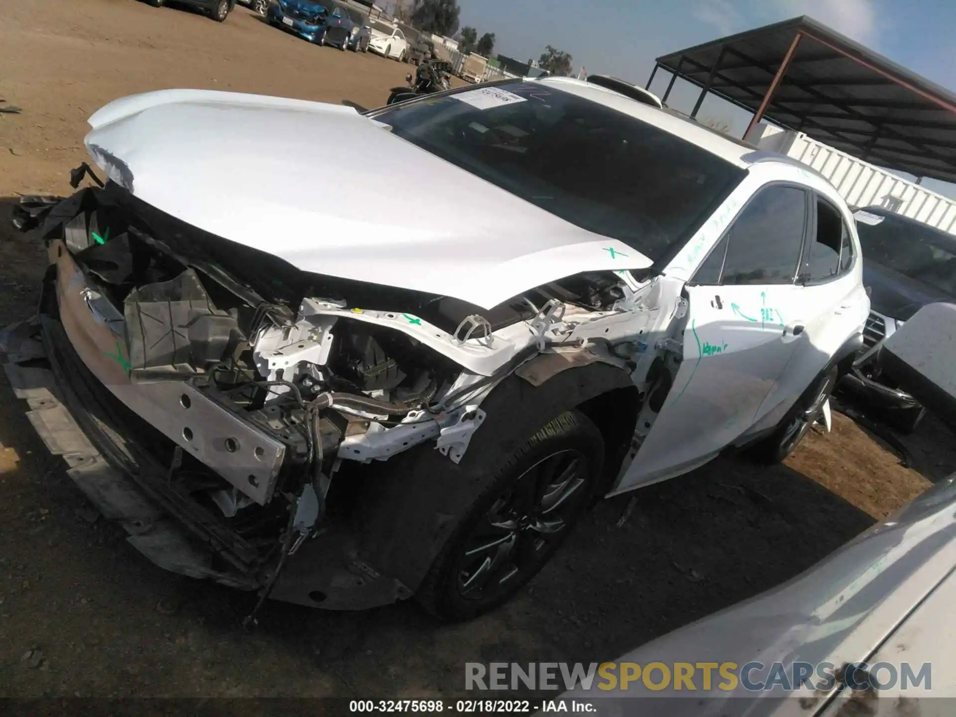 2 Photograph of a damaged car JTHU9JBH1K2019386 LEXUS UX 2019