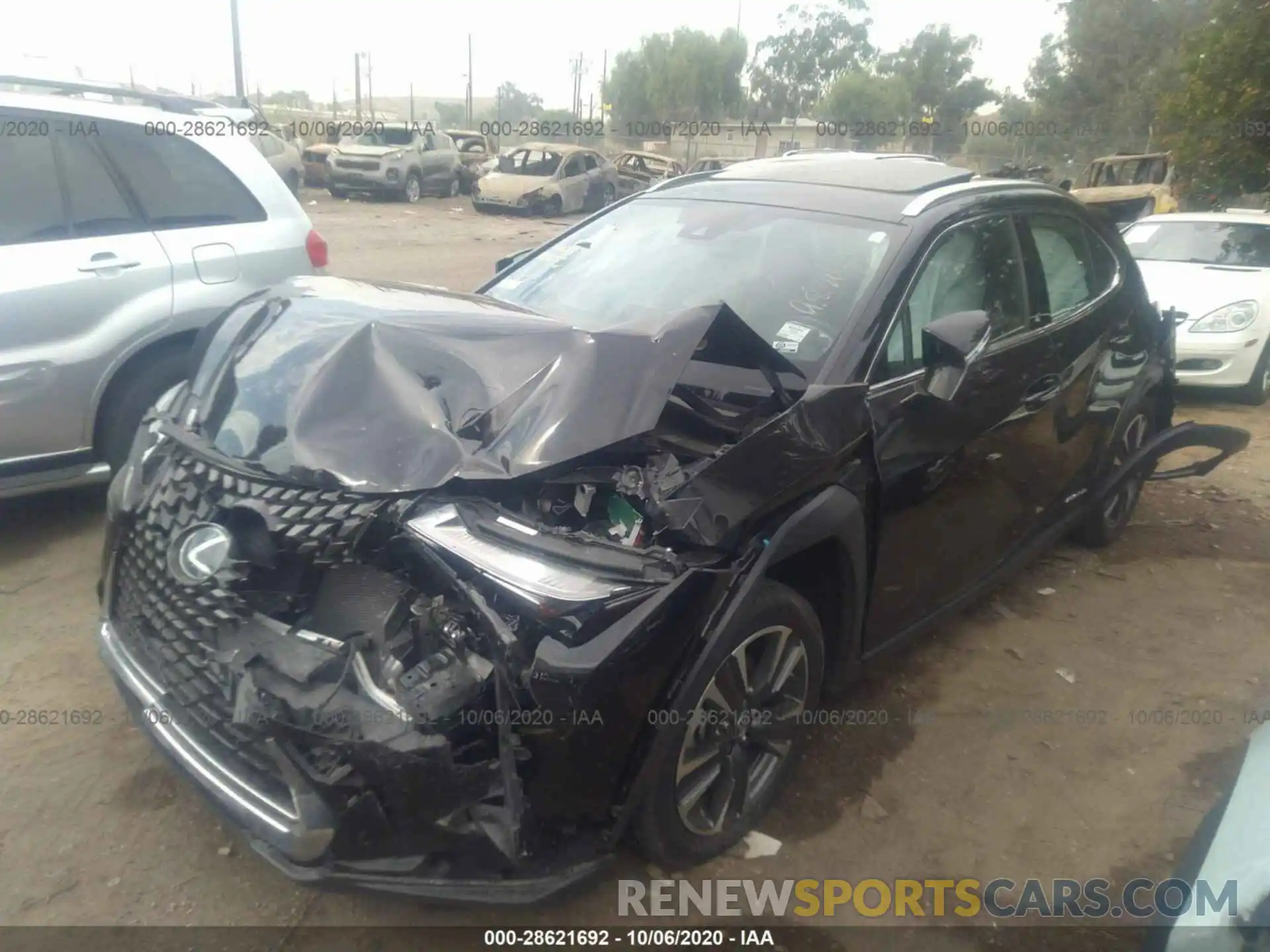 2 Photograph of a damaged car JTHU9JBH2K2011104 LEXUS UX 2019