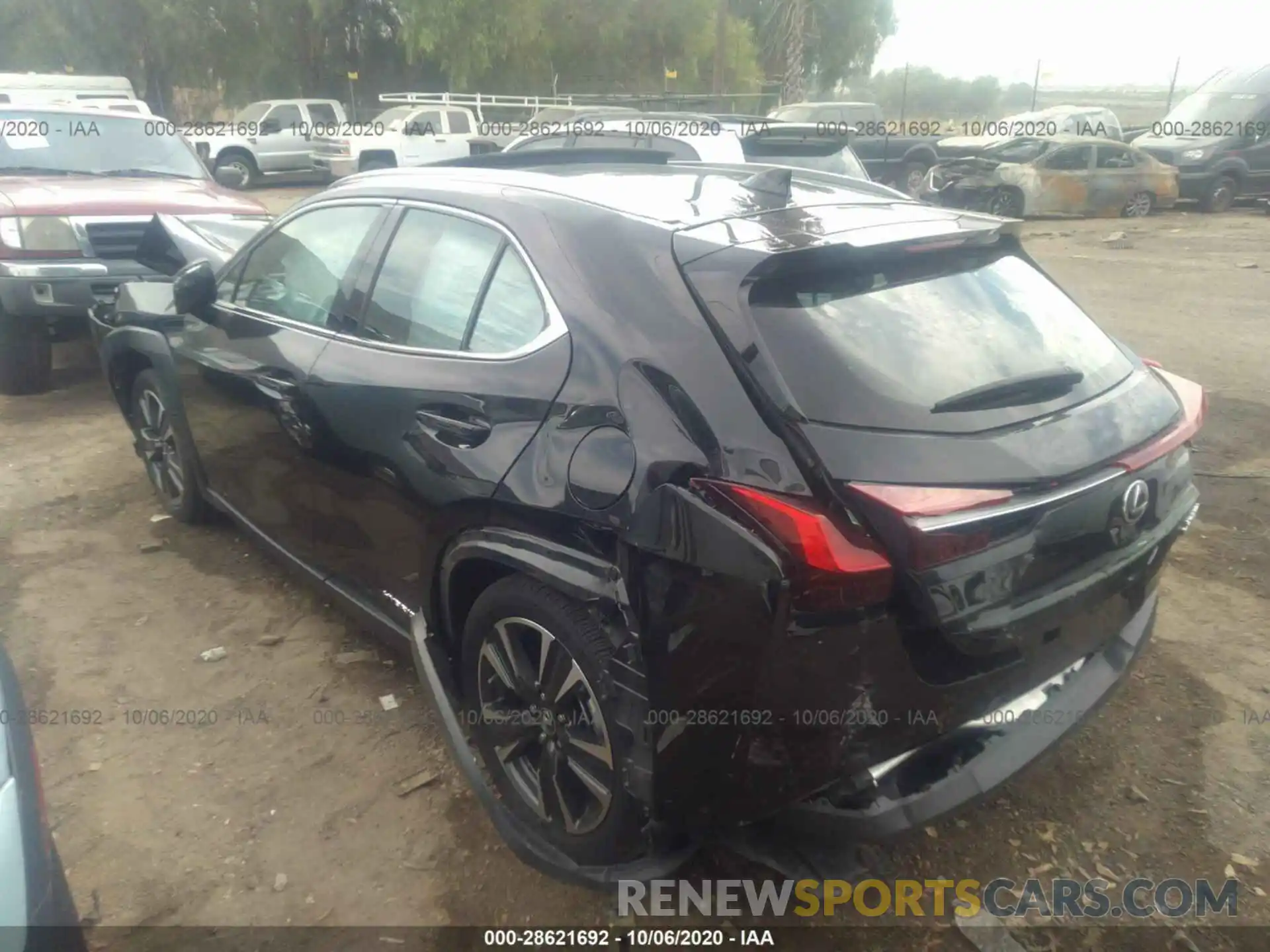 3 Photograph of a damaged car JTHU9JBH2K2011104 LEXUS UX 2019