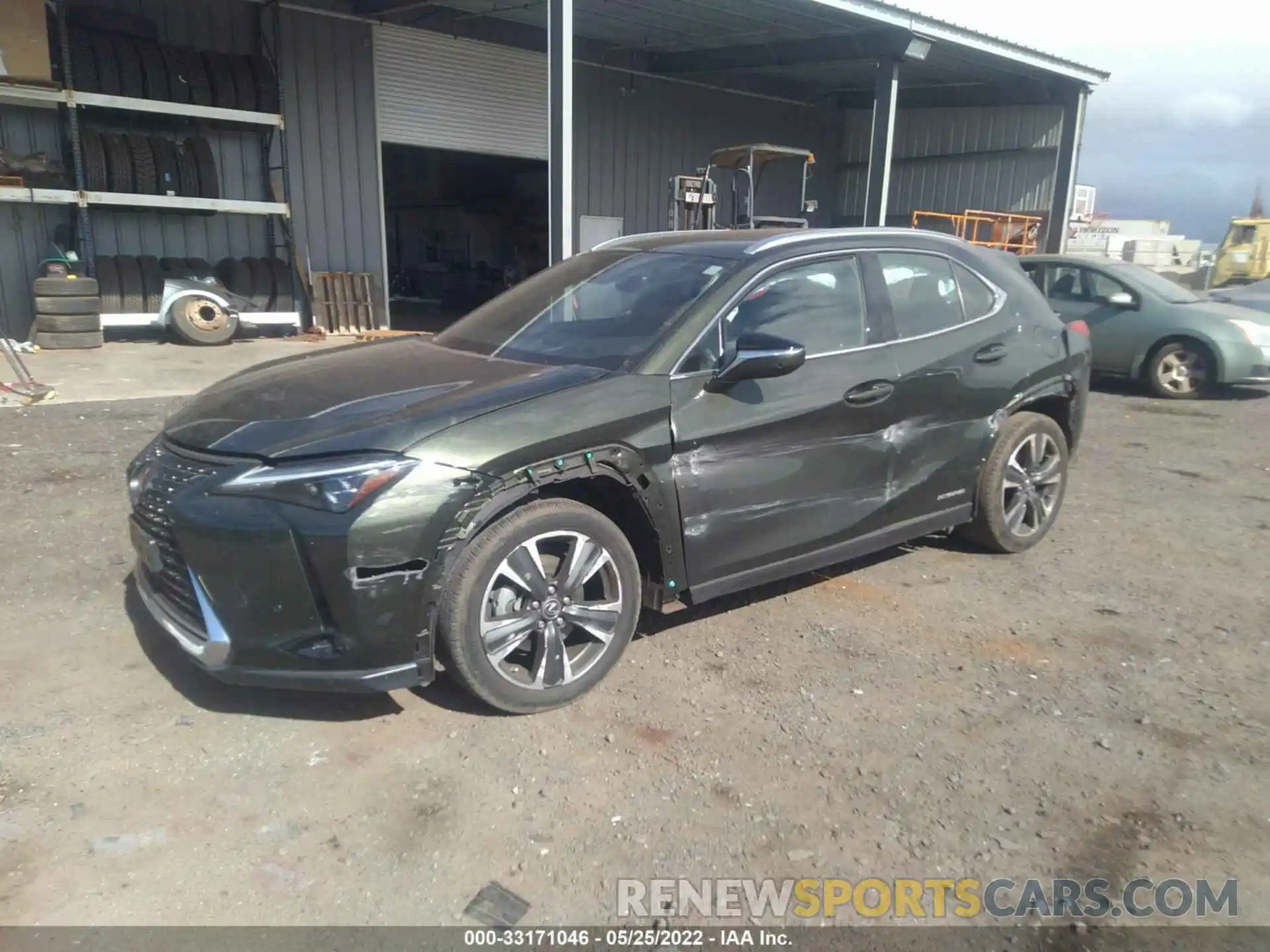 2 Photograph of a damaged car JTHU9JBH2K2011247 LEXUS UX 2019