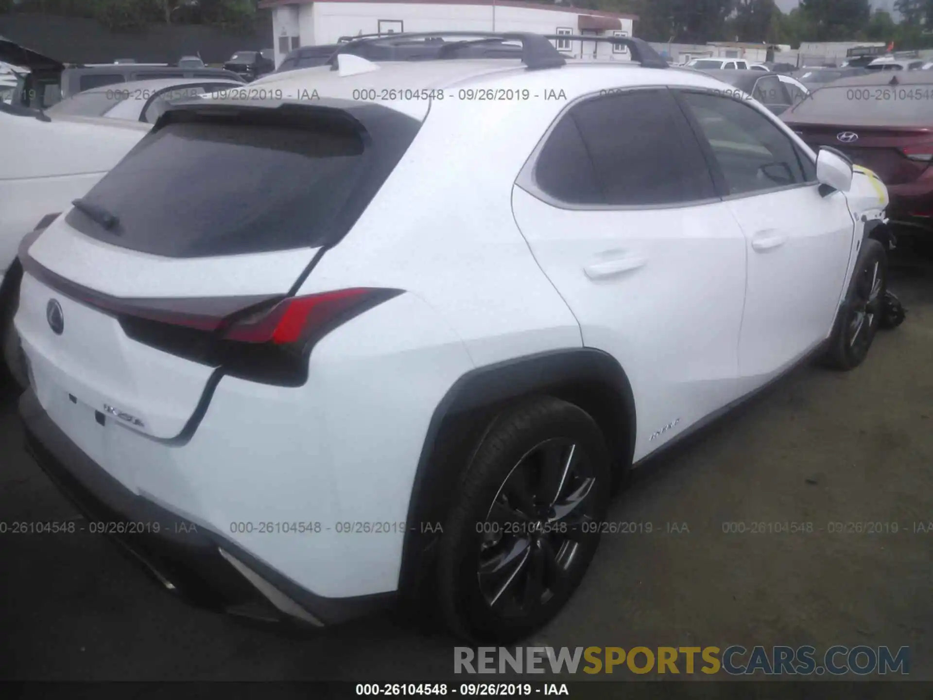 4 Фотография поврежденного автомобиля JTHU9JBH3K2001150 LEXUS UX 2019