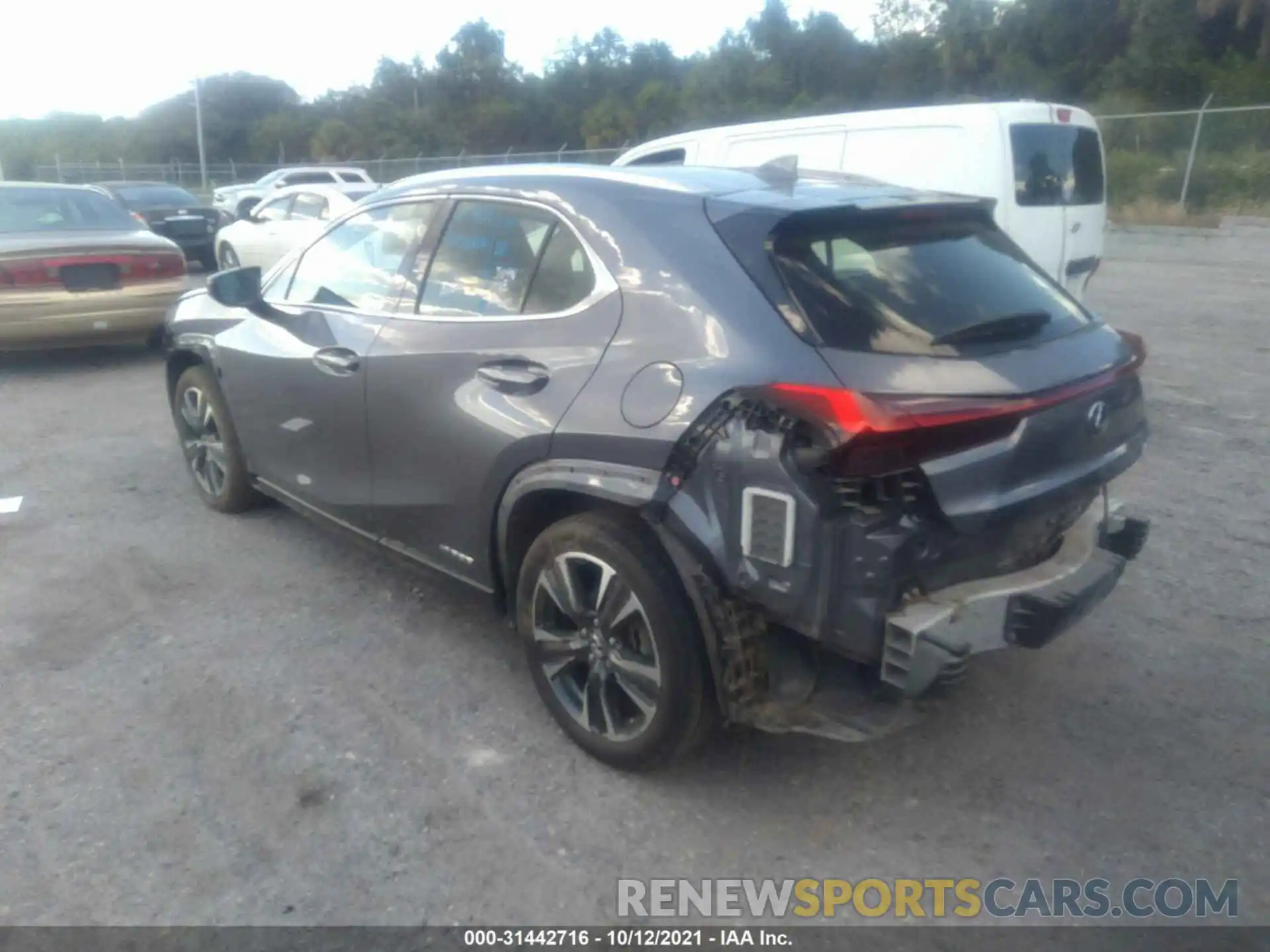 3 Фотография поврежденного автомобиля JTHU9JBH3K2002167 LEXUS UX 2019