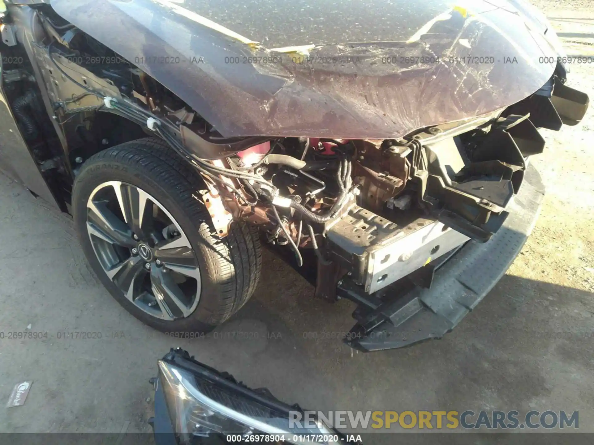 6 Фотография поврежденного автомобиля JTHU9JBH3K2009006 LEXUS UX 2019
