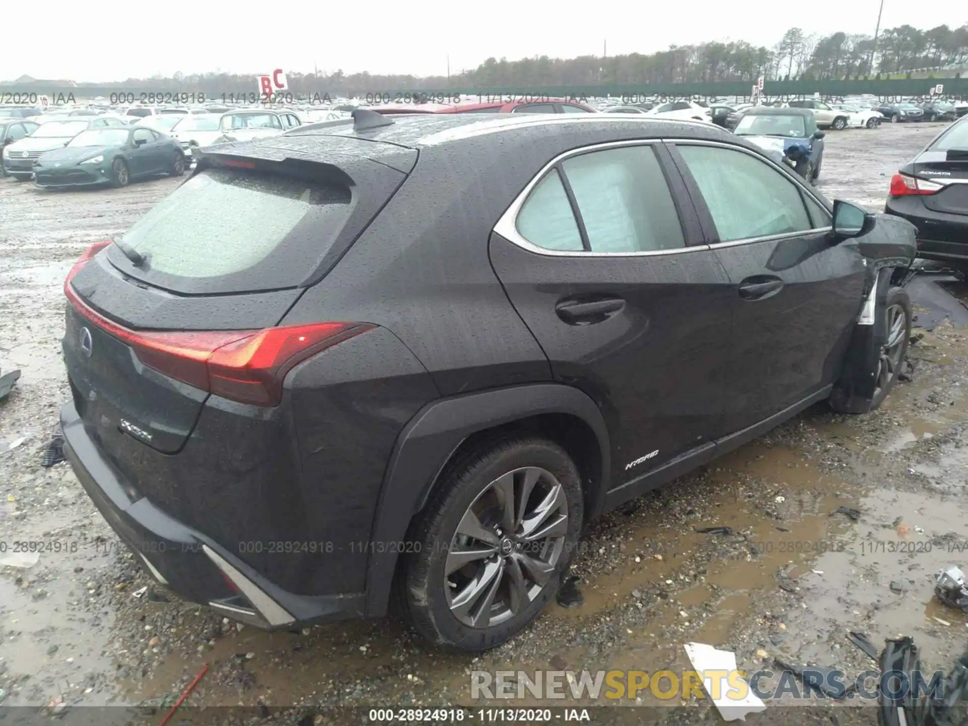 4 Photograph of a damaged car JTHU9JBH3K2010334 LEXUS UX 2019