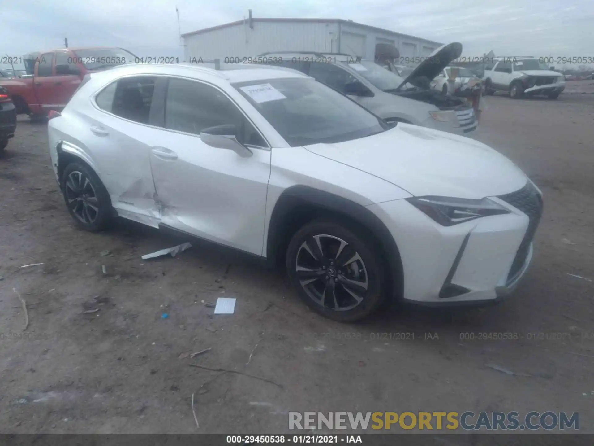 1 Photograph of a damaged car JTHU9JBH3K2011161 LEXUS UX 2019