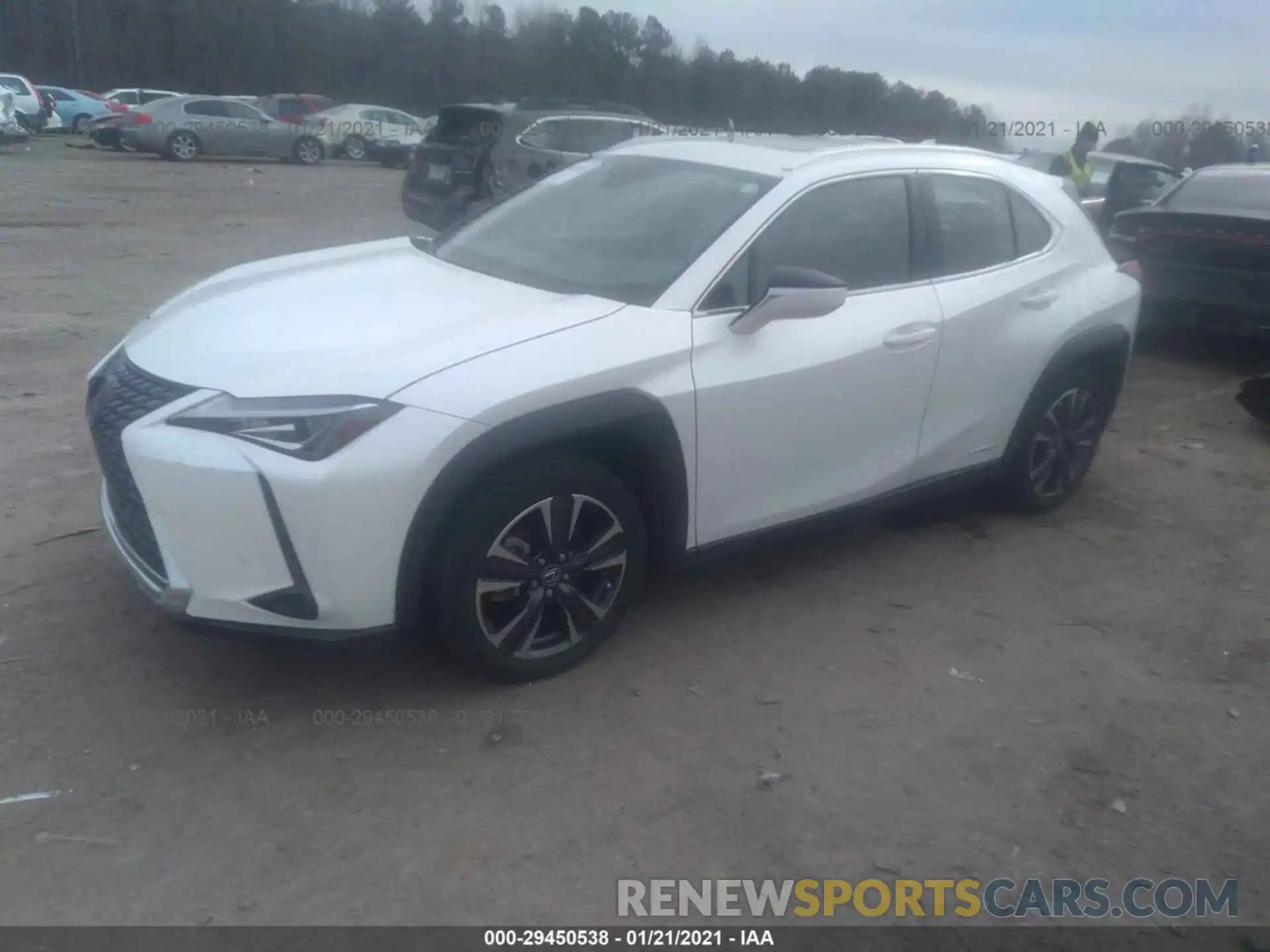 2 Photograph of a damaged car JTHU9JBH3K2011161 LEXUS UX 2019