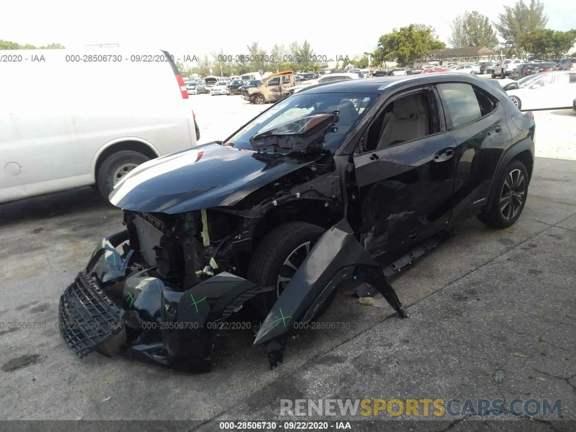 2 Photograph of a damaged car JTHU9JBH4K2006454 LEXUS UX 2019