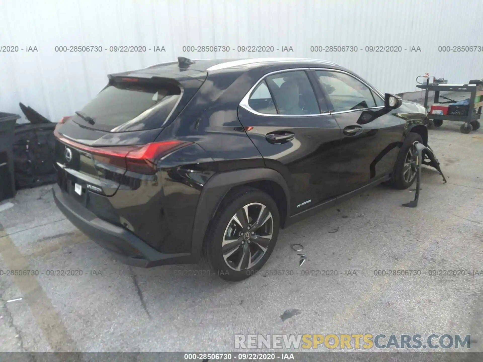 4 Фотография поврежденного автомобиля JTHU9JBH4K2006454 LEXUS UX 2019