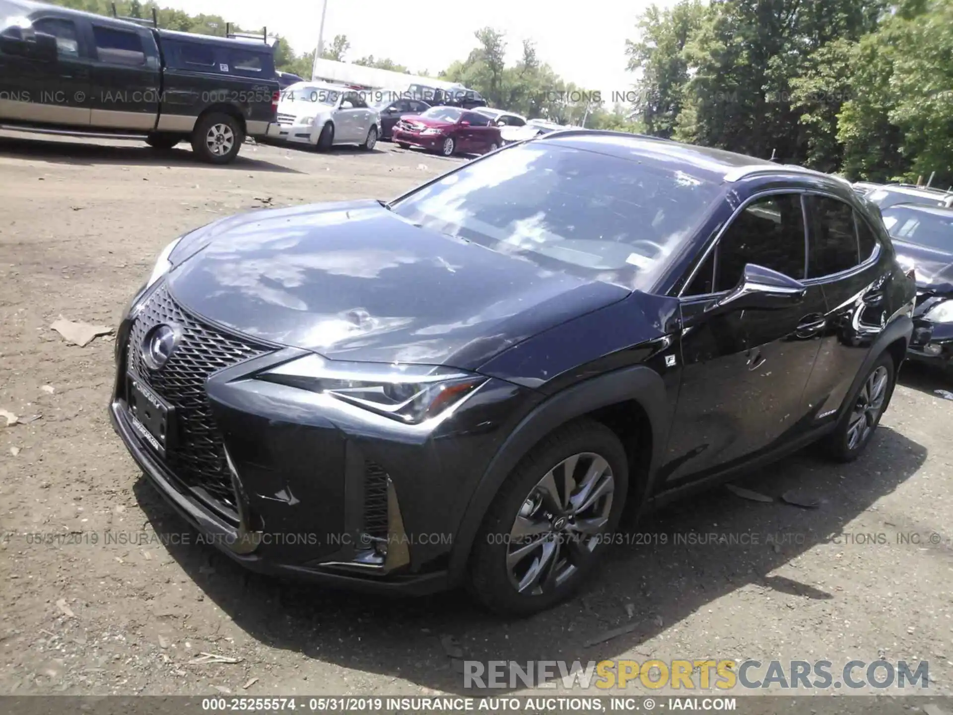 2 Фотография поврежденного автомобиля JTHU9JBH4K2006650 LEXUS UX 2019