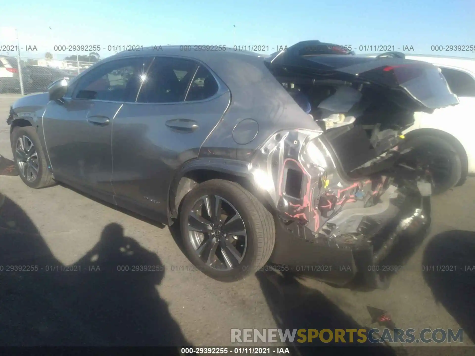 3 Photograph of a damaged car JTHU9JBH4K2011279 LEXUS UX 2019