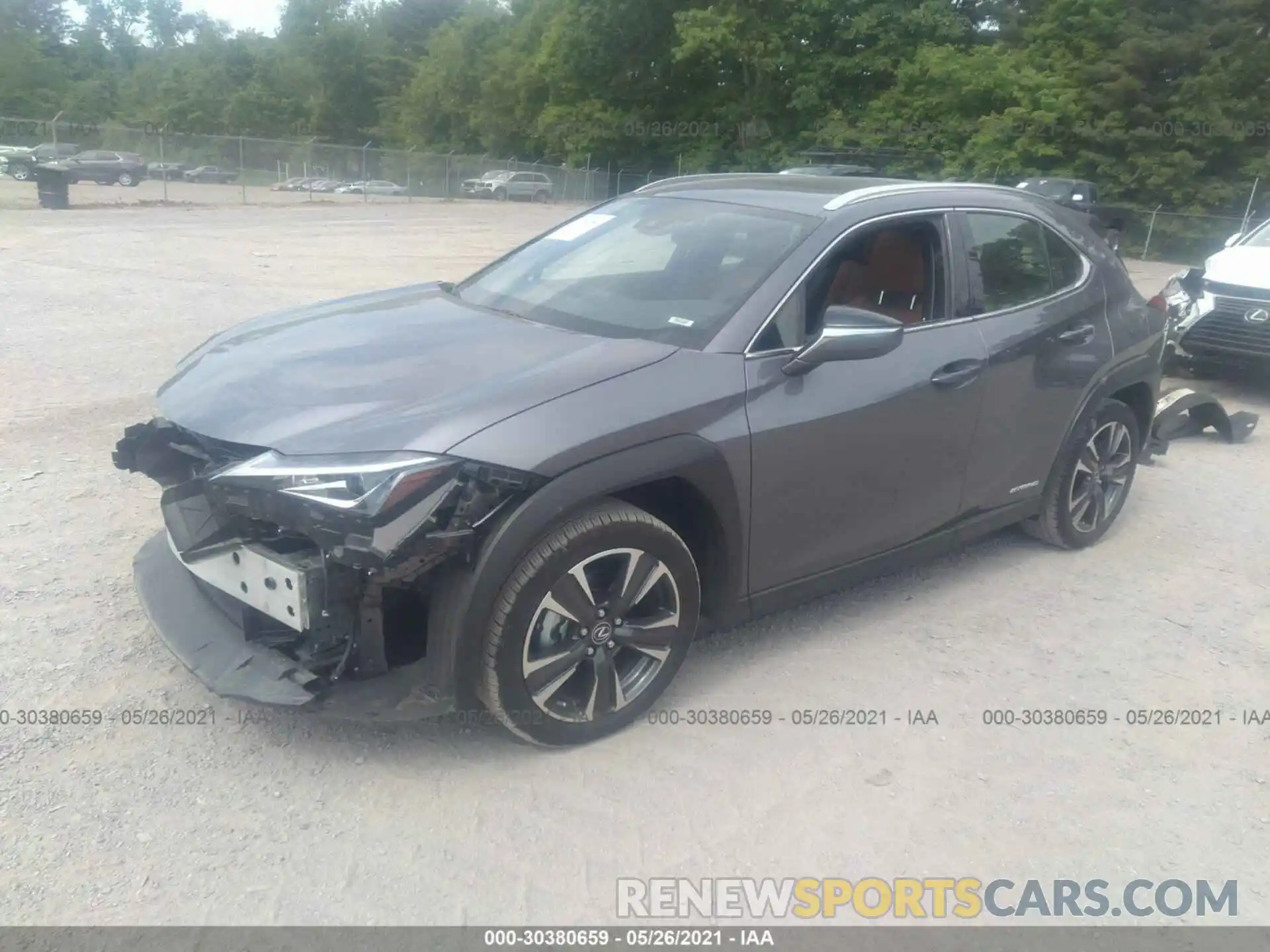 2 Фотография поврежденного автомобиля JTHU9JBH4K2013694 LEXUS UX 2019