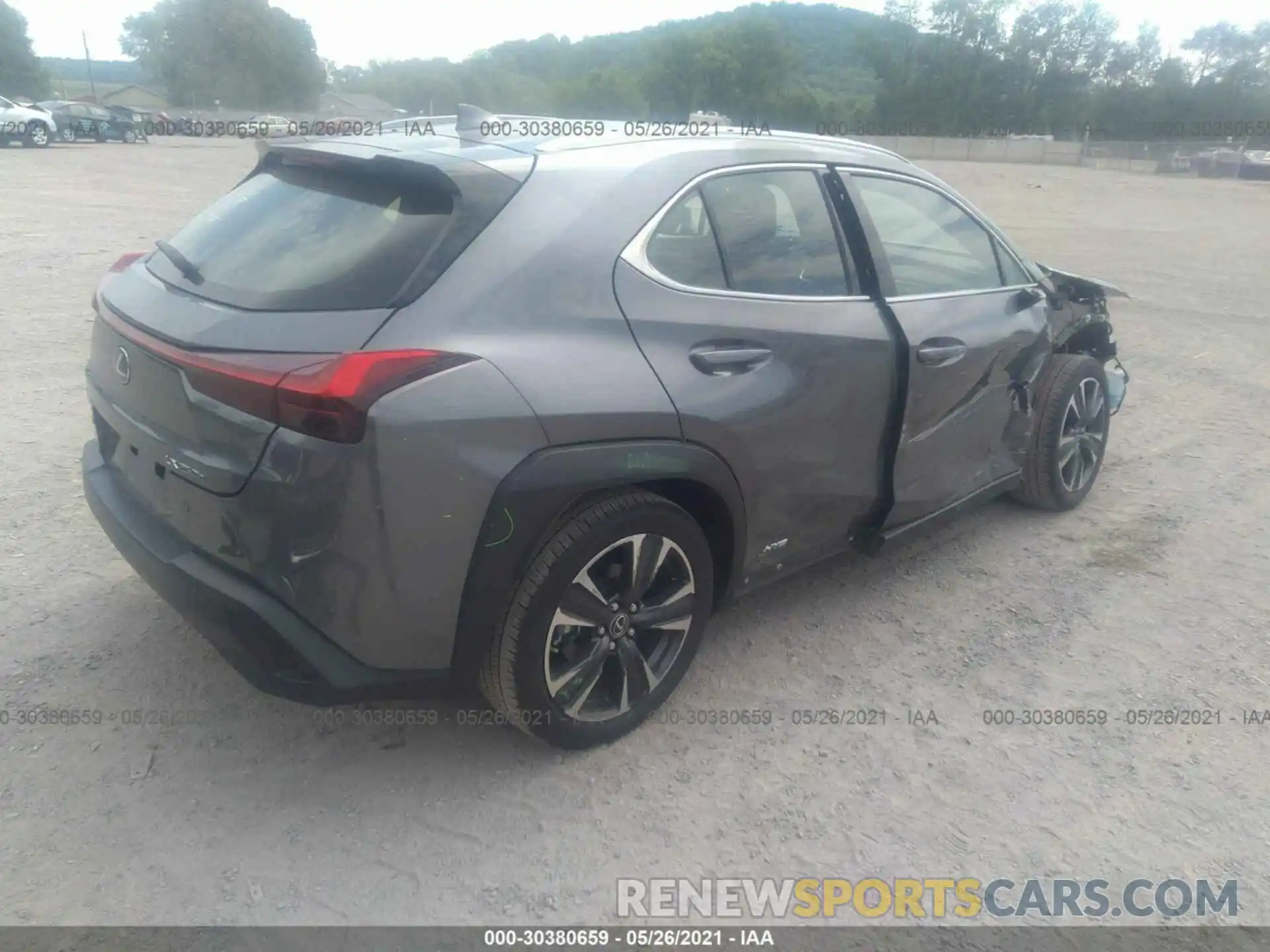 4 Фотография поврежденного автомобиля JTHU9JBH4K2013694 LEXUS UX 2019