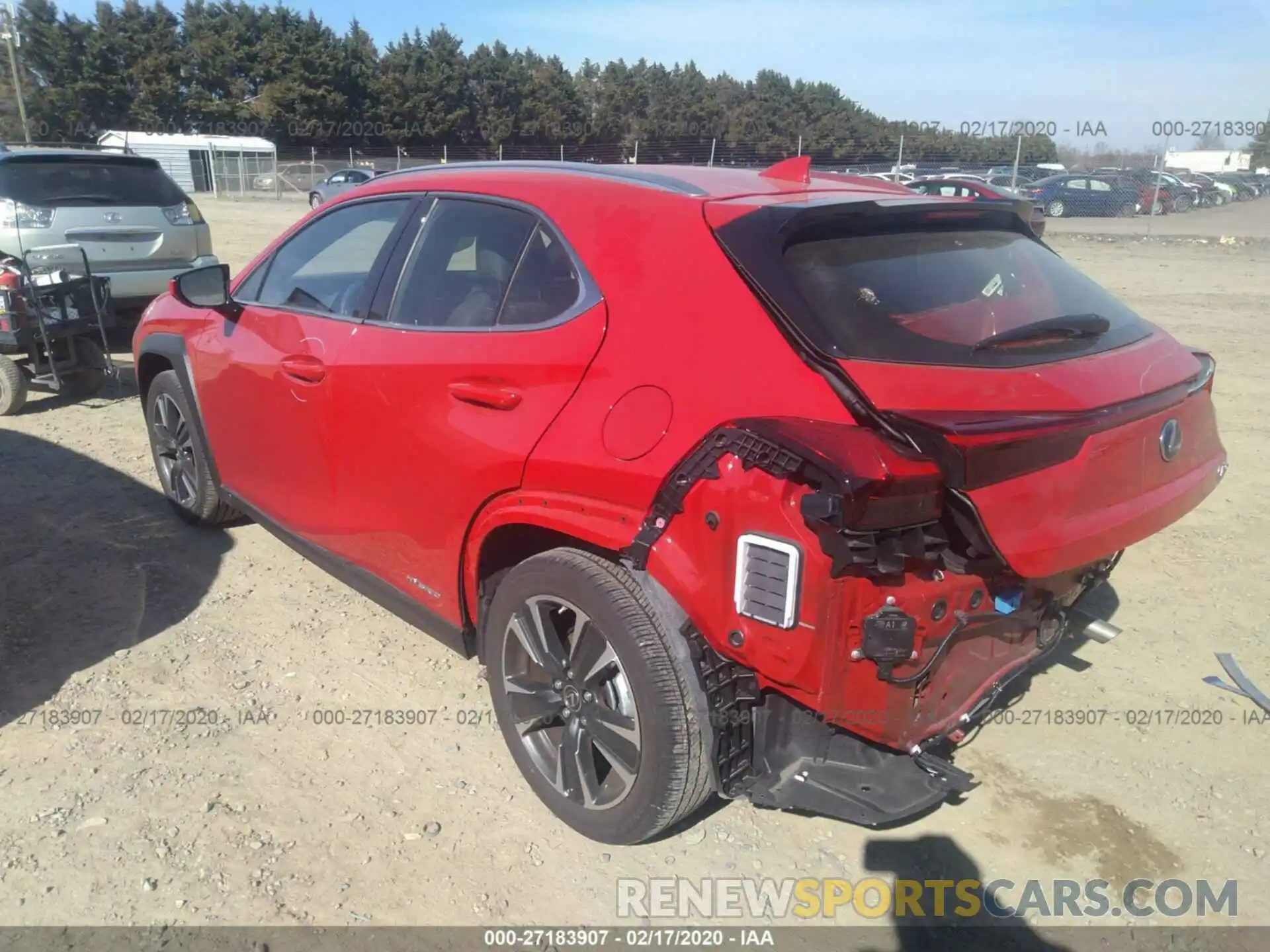 3 Photograph of a damaged car JTHU9JBH4K2014621 LEXUS UX 2019