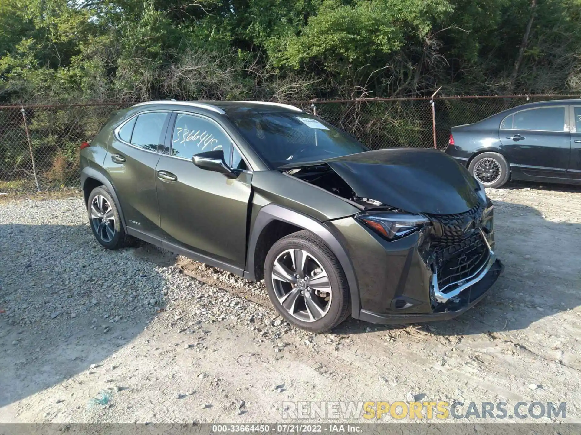 1 Photograph of a damaged car JTHU9JBH5K2003367 LEXUS UX 2019