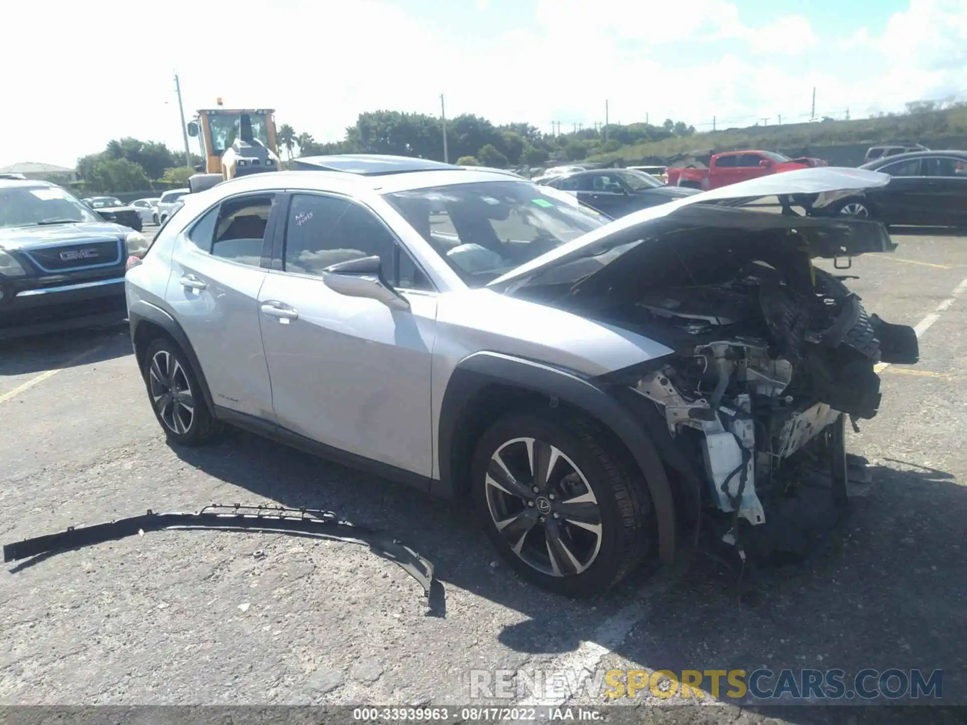 1 Photograph of a damaged car JTHU9JBH5K2006351 LEXUS UX 2019