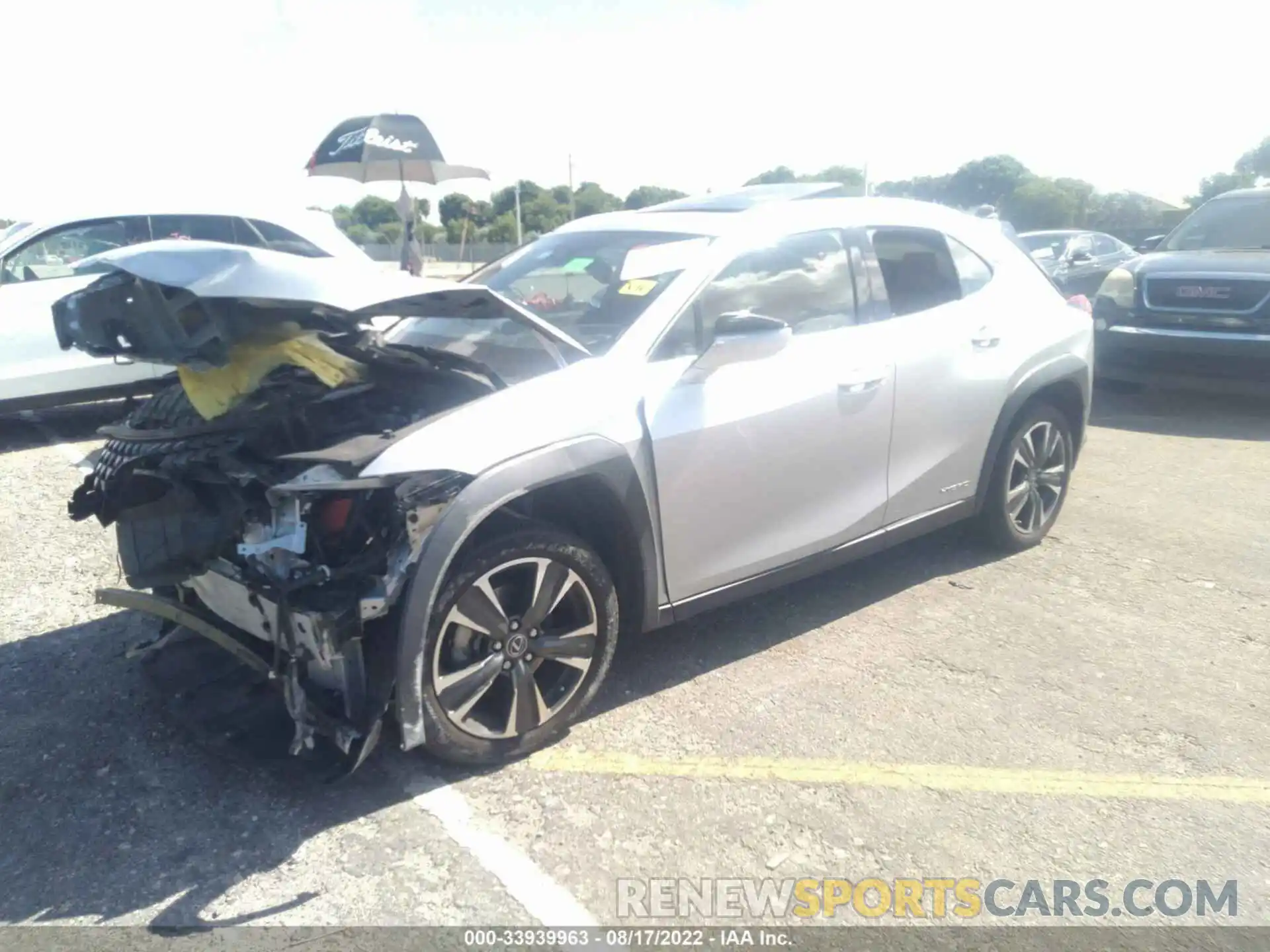 2 Photograph of a damaged car JTHU9JBH5K2006351 LEXUS UX 2019