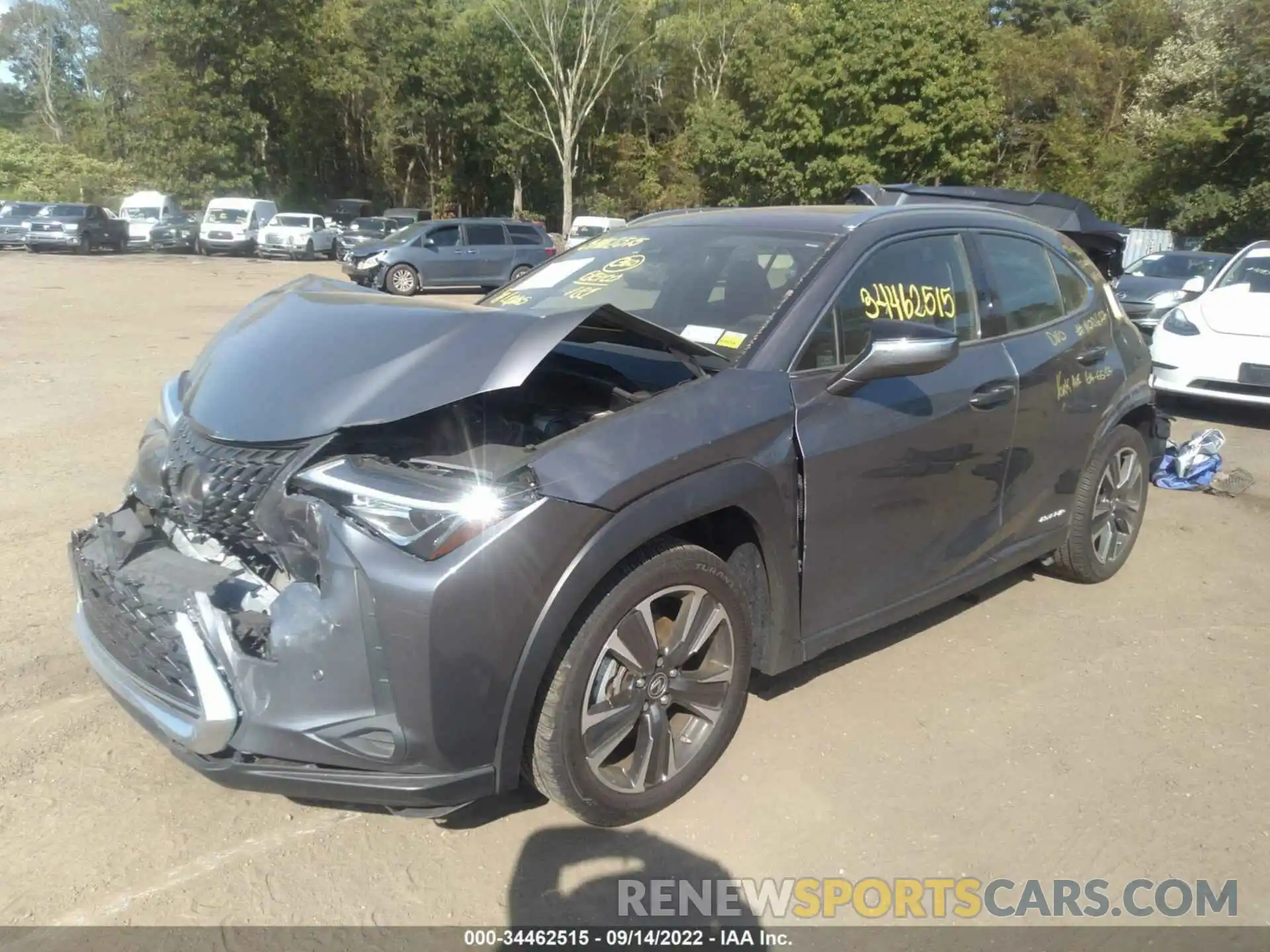 2 Photograph of a damaged car JTHU9JBH5K2014658 LEXUS UX 2019