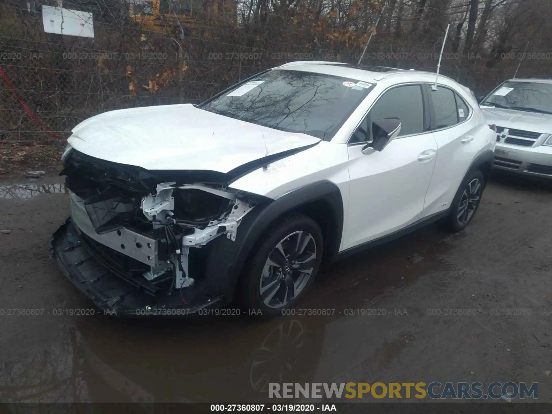 2 Photograph of a damaged car JTHU9JBH5K2017320 LEXUS UX 2019