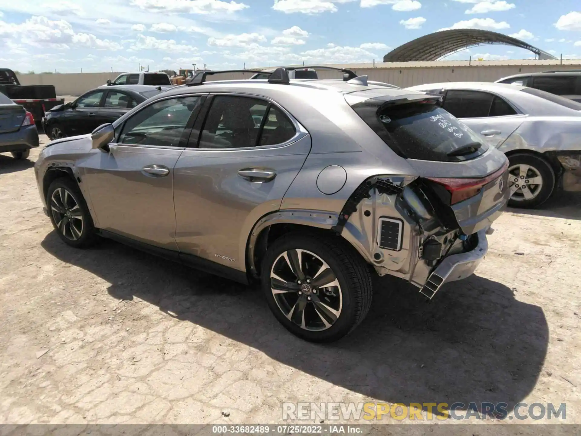 3 Photograph of a damaged car JTHU9JBH5K2019195 LEXUS UX 2019