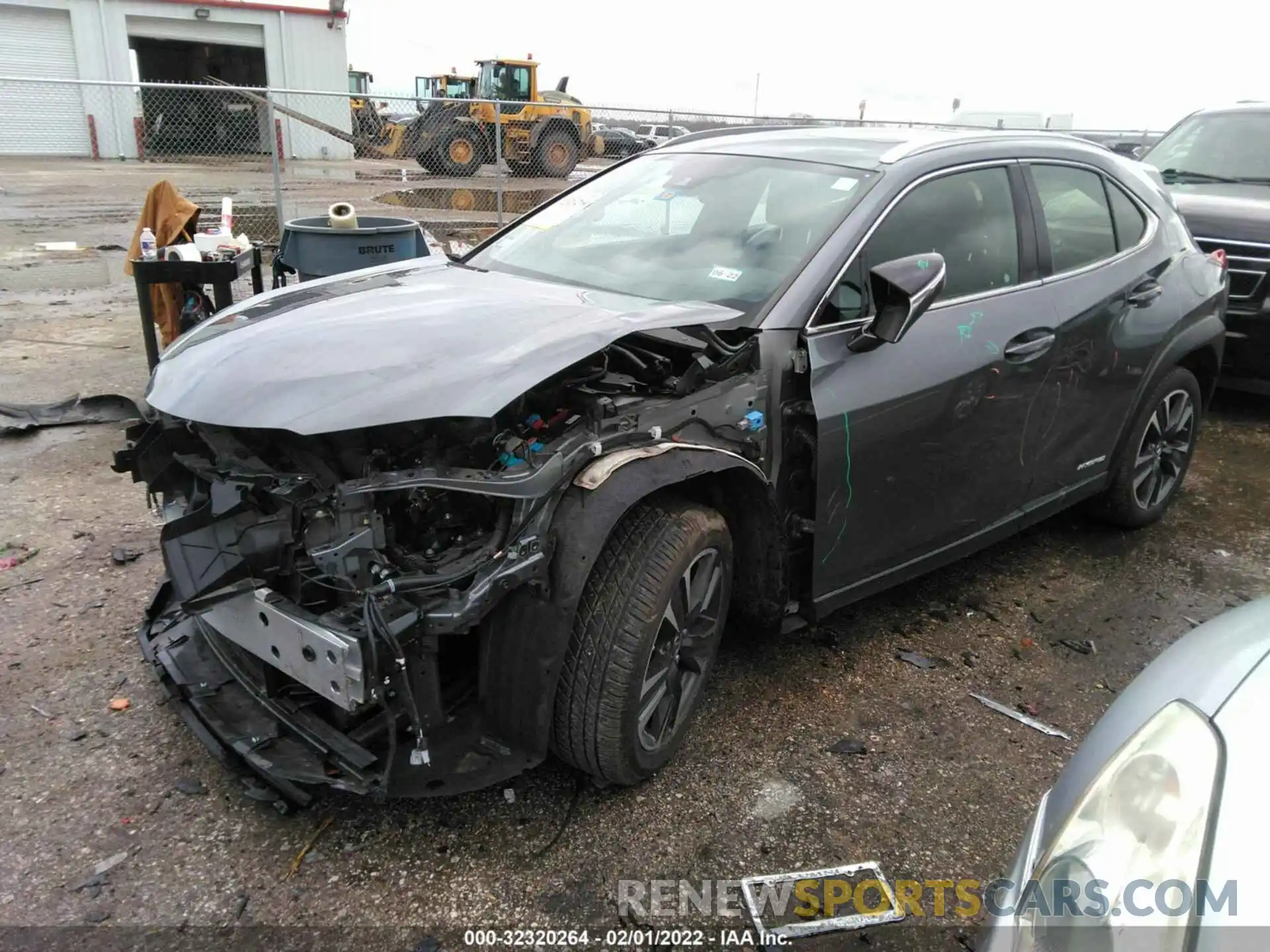 2 Photograph of a damaged car JTHU9JBH6K2012403 LEXUS UX 2019