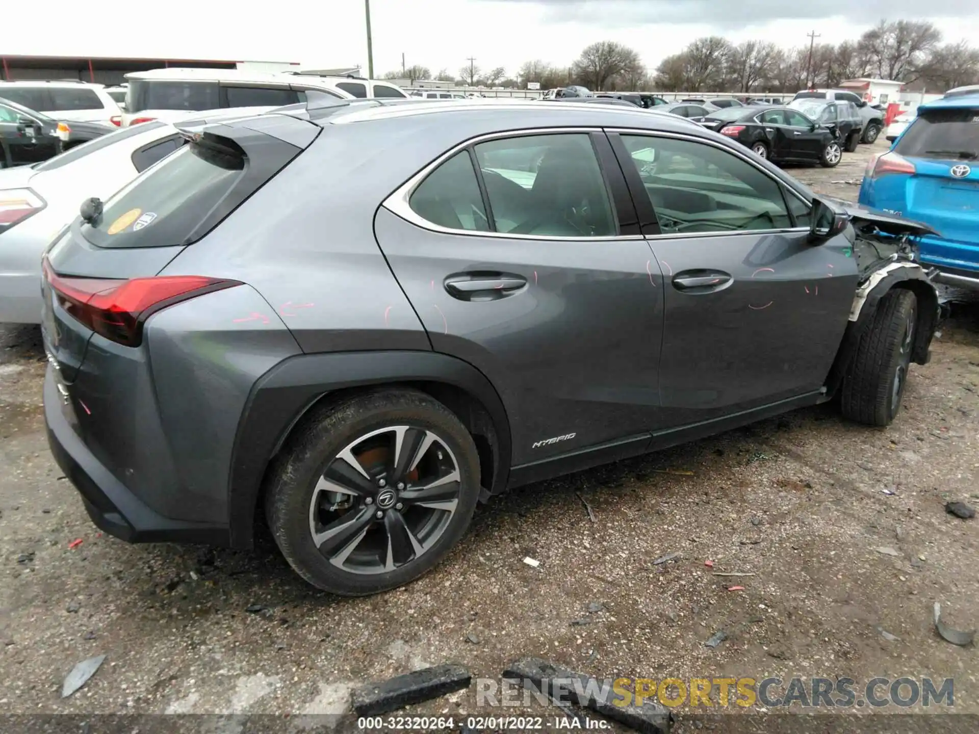 4 Photograph of a damaged car JTHU9JBH6K2012403 LEXUS UX 2019