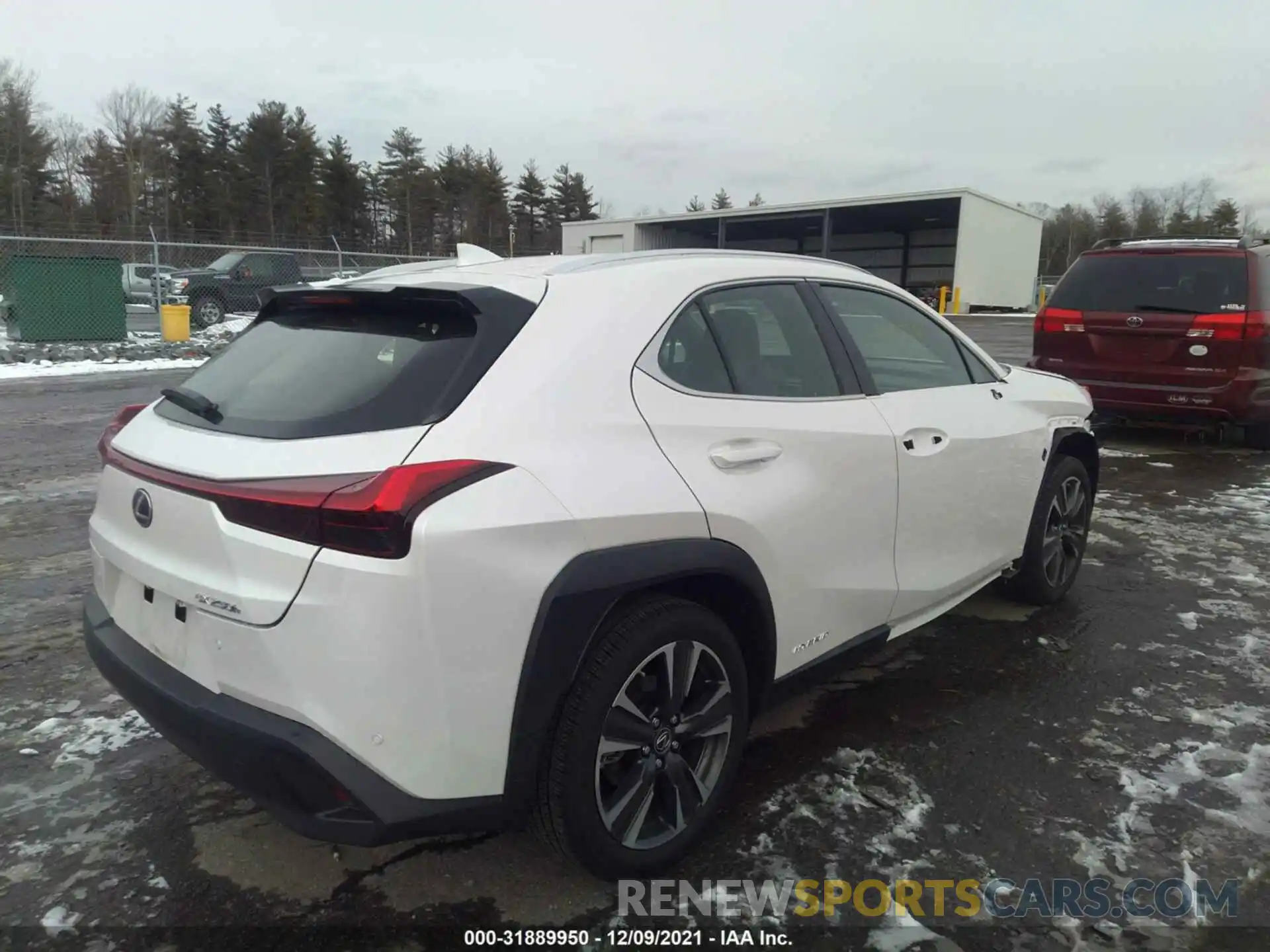 4 Фотография поврежденного автомобиля JTHU9JBH6K2016533 LEXUS UX 2019