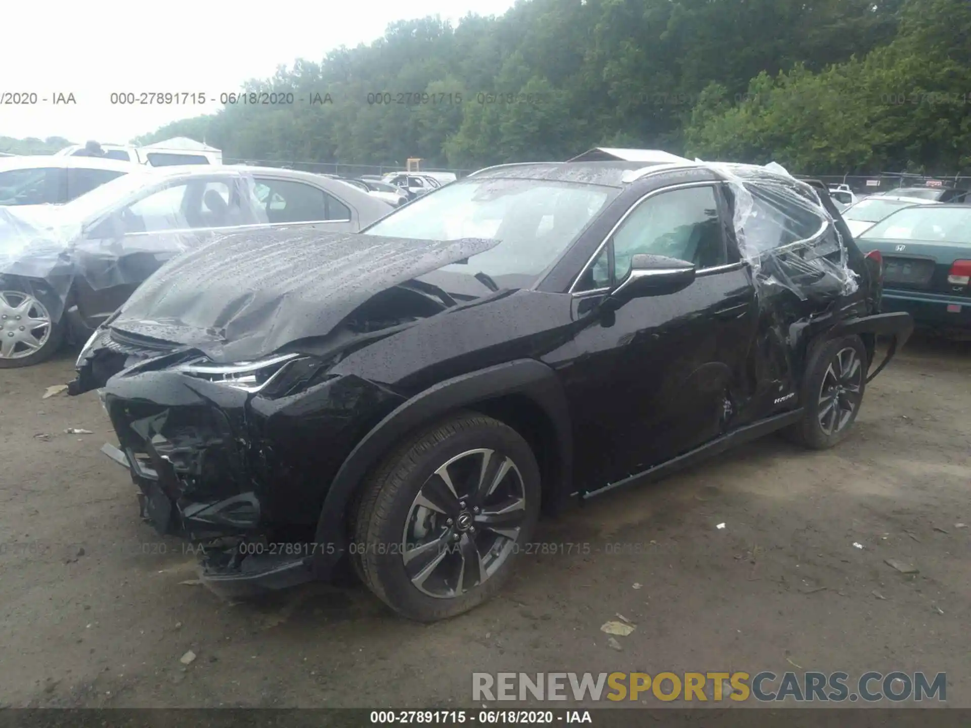 2 Photograph of a damaged car JTHU9JBH6K2017990 LEXUS UX 2019