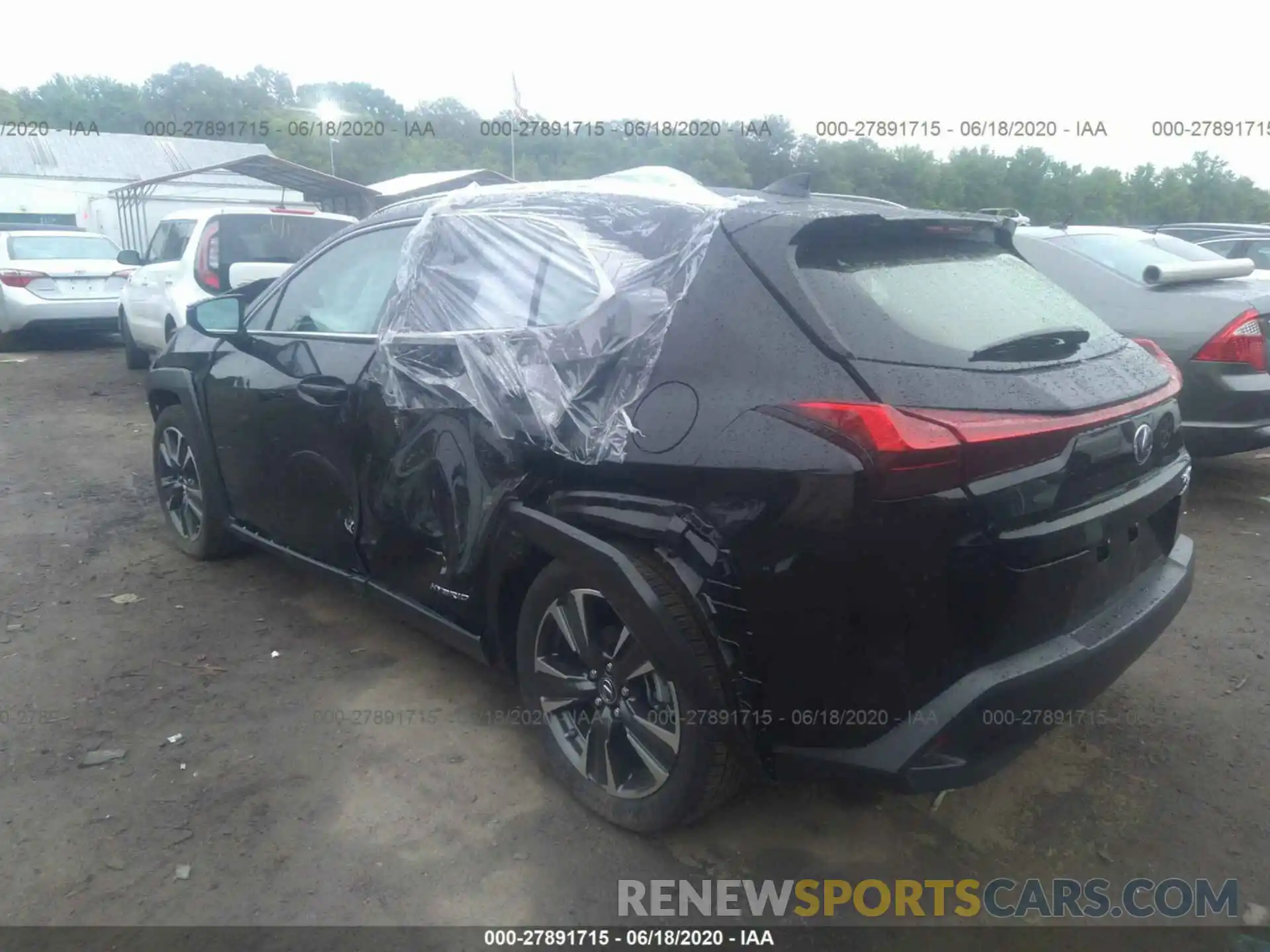 3 Photograph of a damaged car JTHU9JBH6K2017990 LEXUS UX 2019