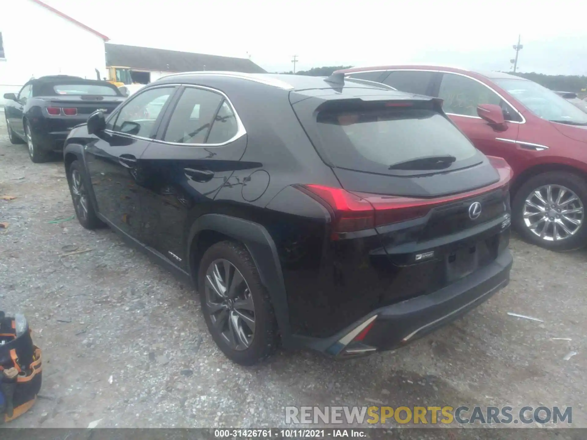 3 Фотография поврежденного автомобиля JTHU9JBH6K2018072 LEXUS UX 2019