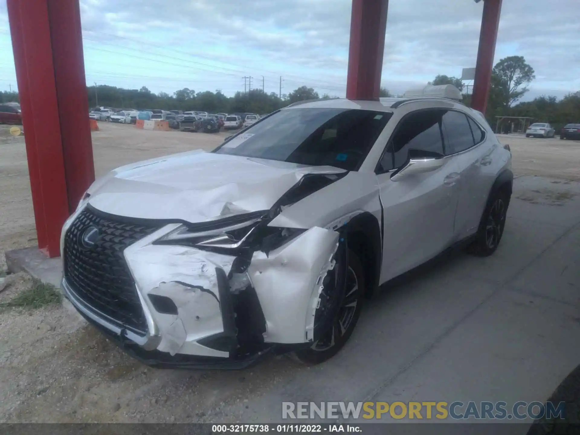 2 Photograph of a damaged car JTHU9JBH6K2019691 LEXUS UX 2019