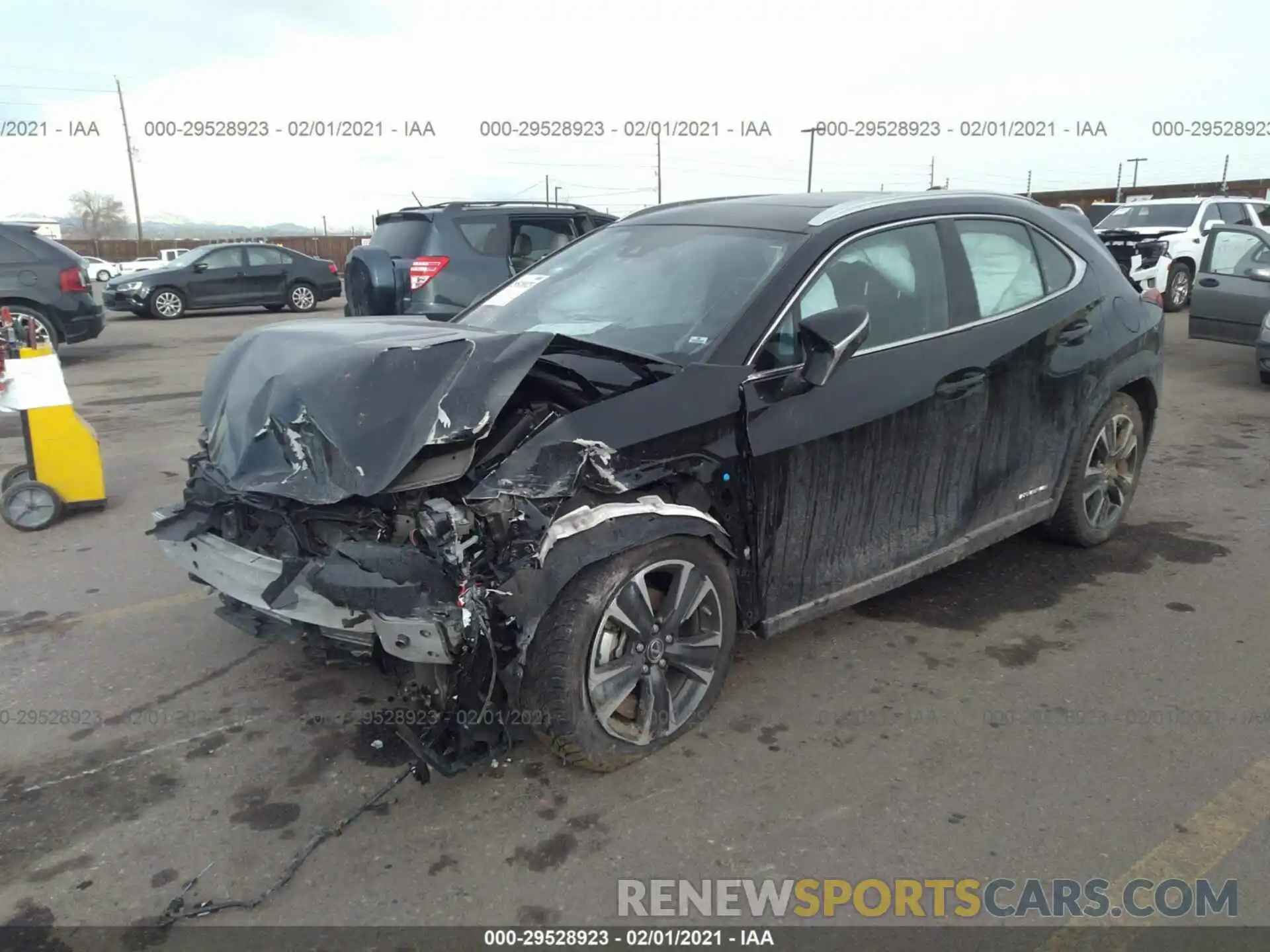 2 Photograph of a damaged car JTHU9JBH7K2017996 LEXUS UX 2019