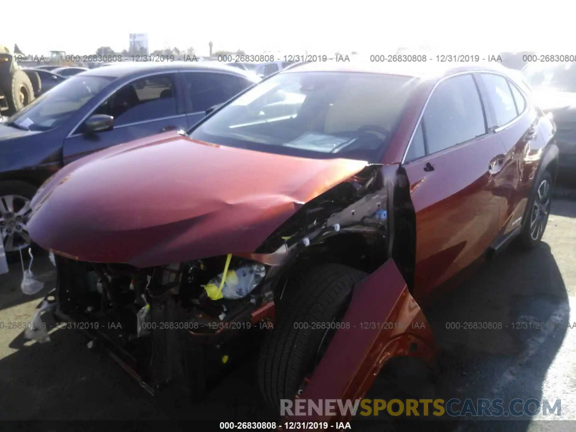 2 Фотография поврежденного автомобиля JTHU9JBH8K2009857 LEXUS UX 2019