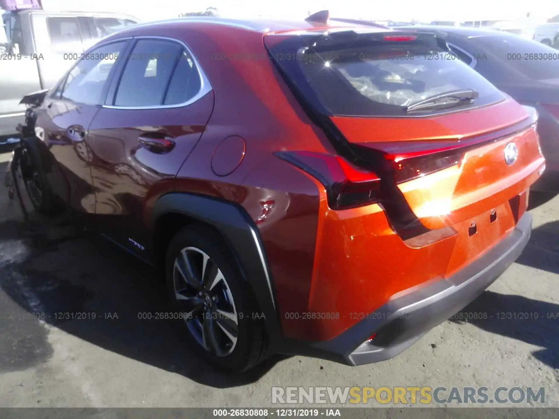 3 Photograph of a damaged car JTHU9JBH8K2009857 LEXUS UX 2019