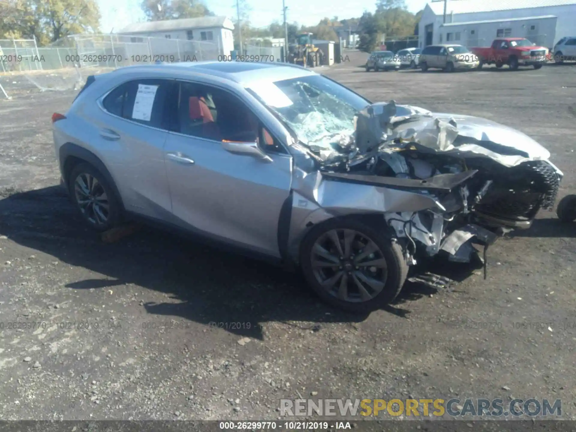 1 Photograph of a damaged car JTHU9JBH9K2002996 LEXUS UX 2019