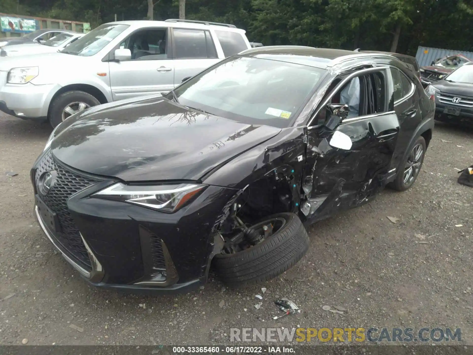 2 Фотография поврежденного автомобиля JTHU9JBH9K2003016 LEXUS UX 2019