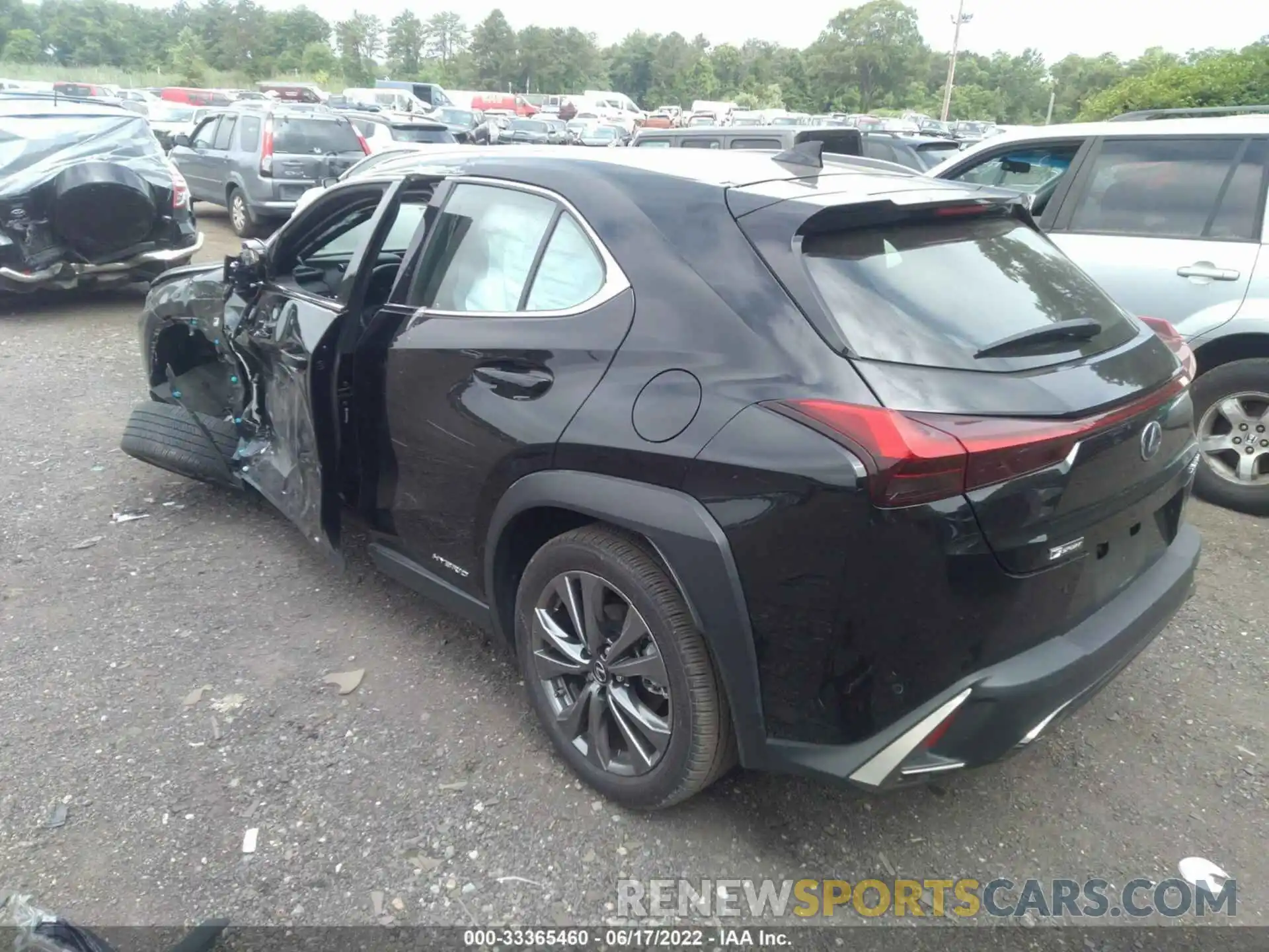 3 Фотография поврежденного автомобиля JTHU9JBH9K2003016 LEXUS UX 2019