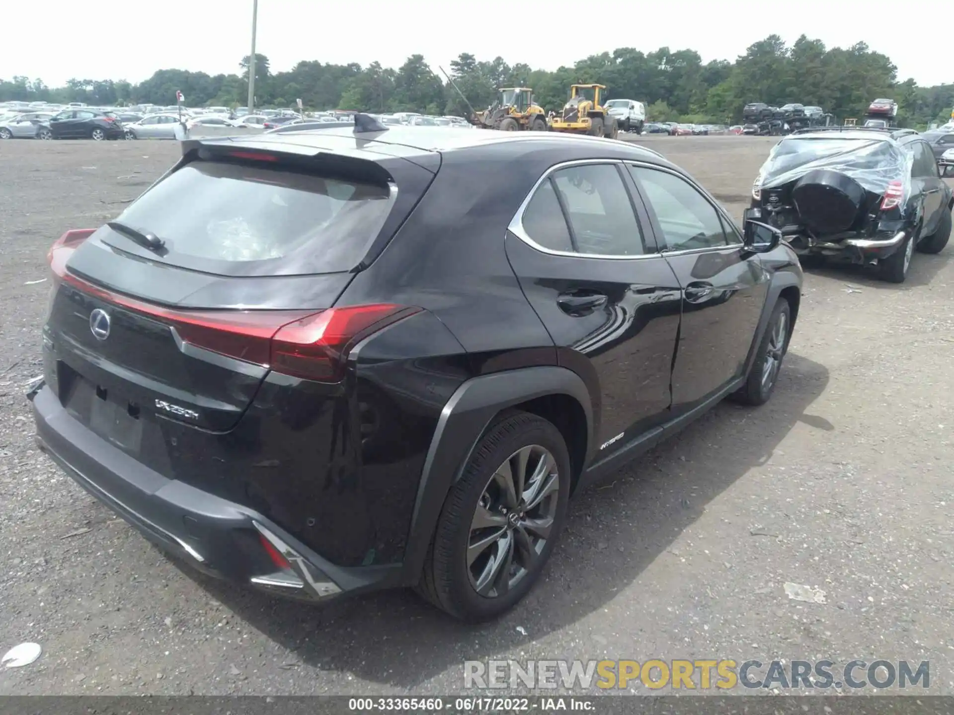 4 Фотография поврежденного автомобиля JTHU9JBH9K2003016 LEXUS UX 2019